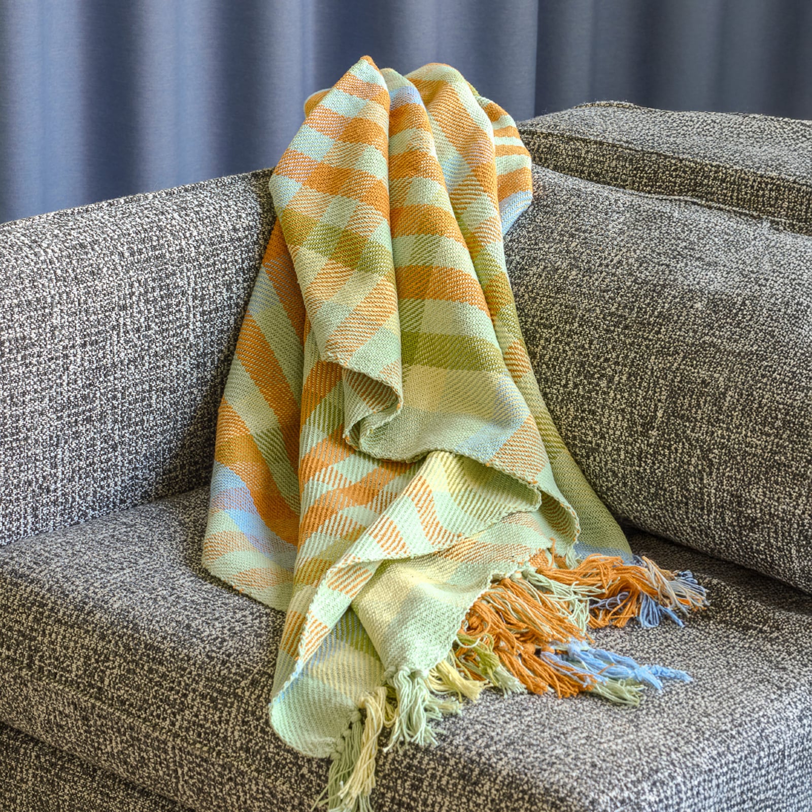 Couverture Tarta jaune 200 cm - Hübsch