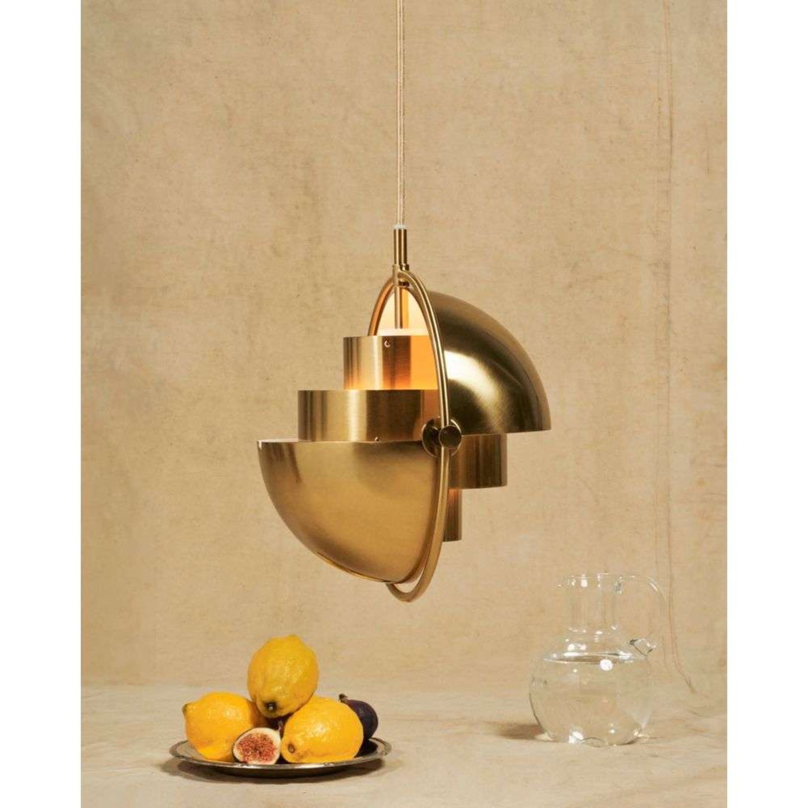 Multi-Lite Pendant Ø36 Brass/Sea Grey - GUBI