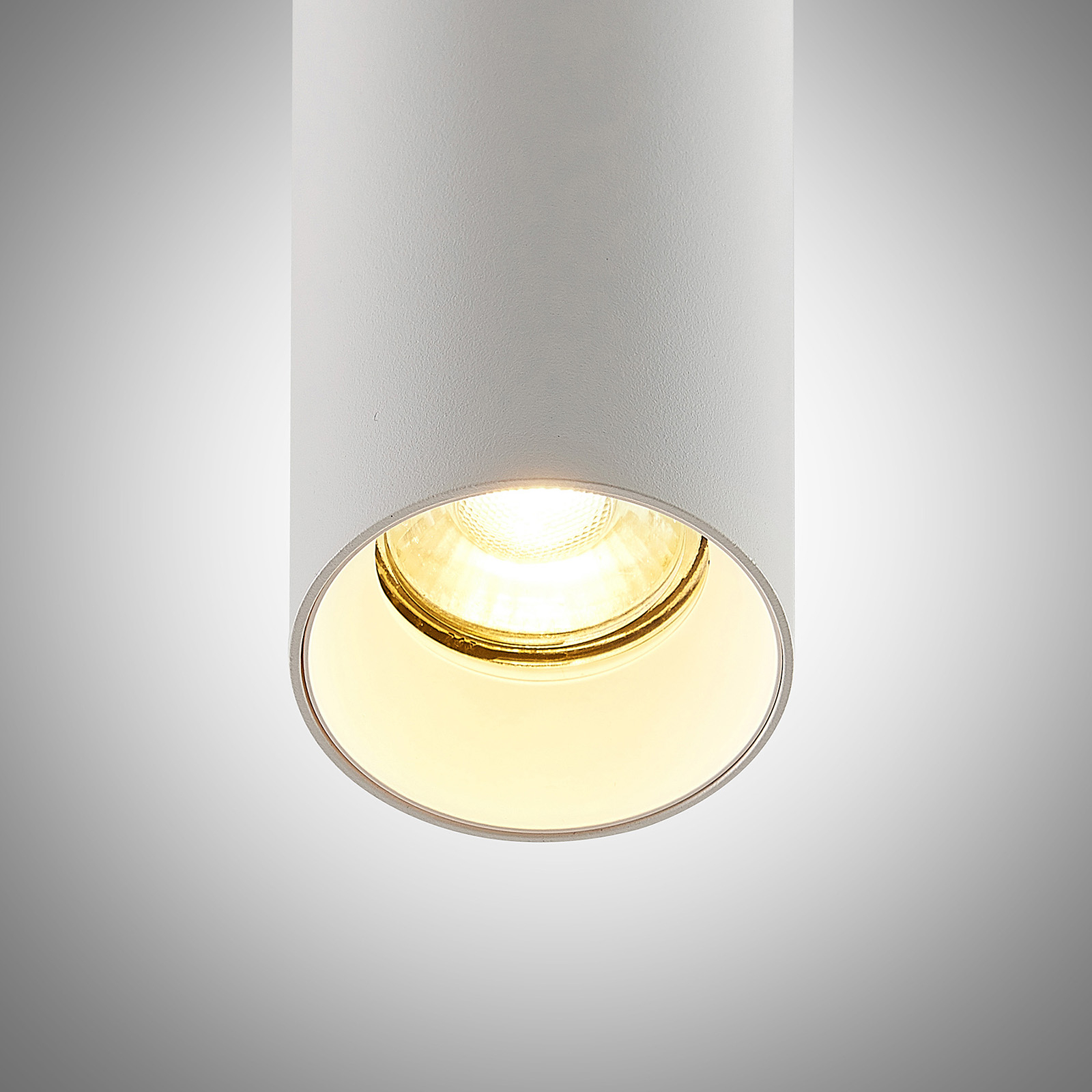 Arcchio Ejona hanglamp, hoogte 27 cm, wit