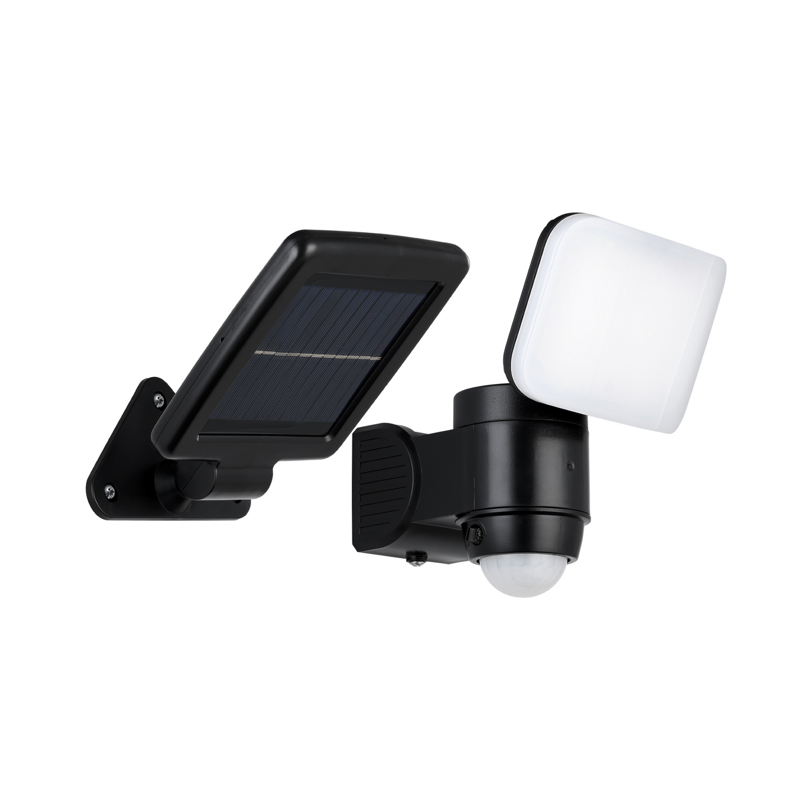 Casabas LED solar lamp with sensor, black Casabas LED solar lamp with sensor, black