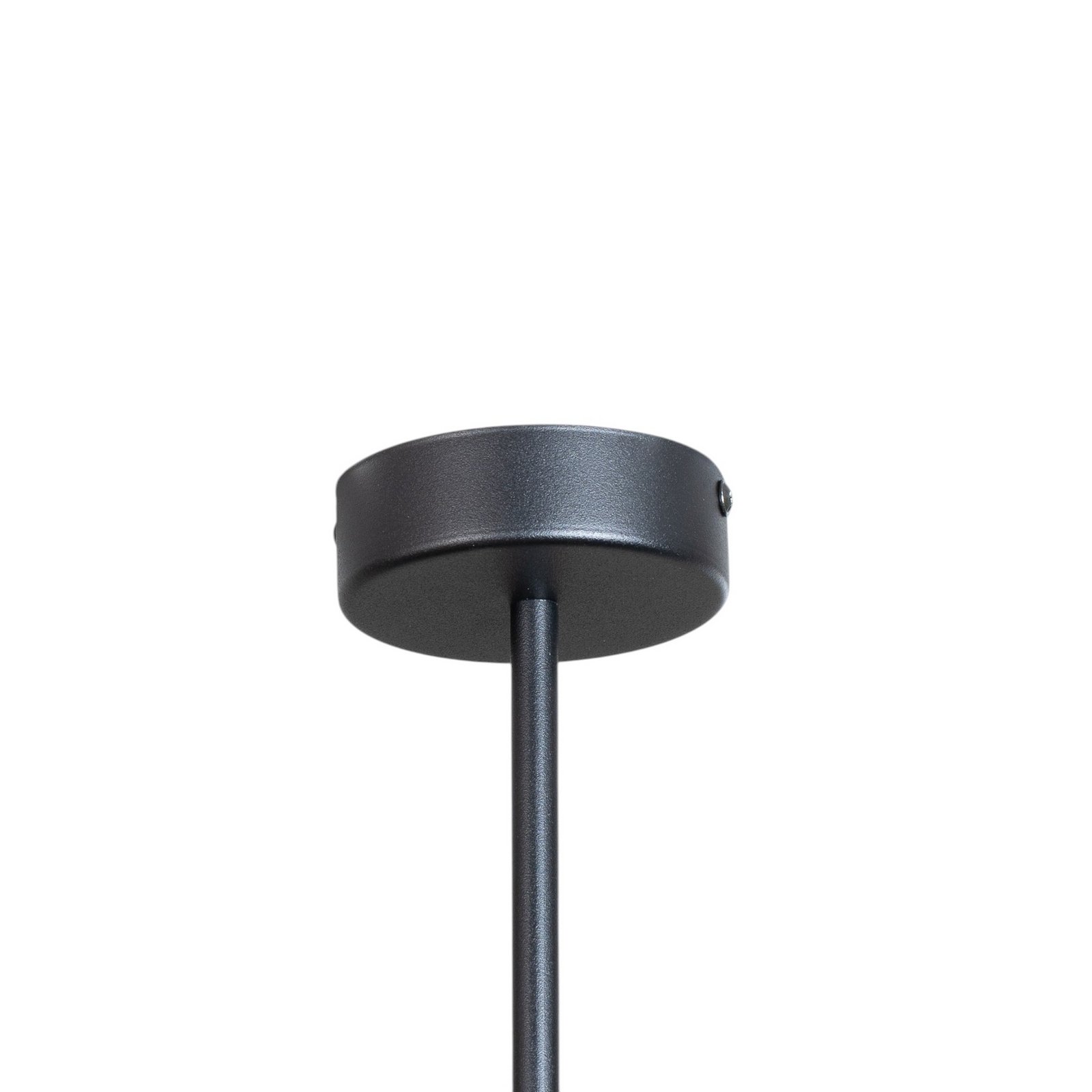 Craft III pendant light in black, 3-bulb