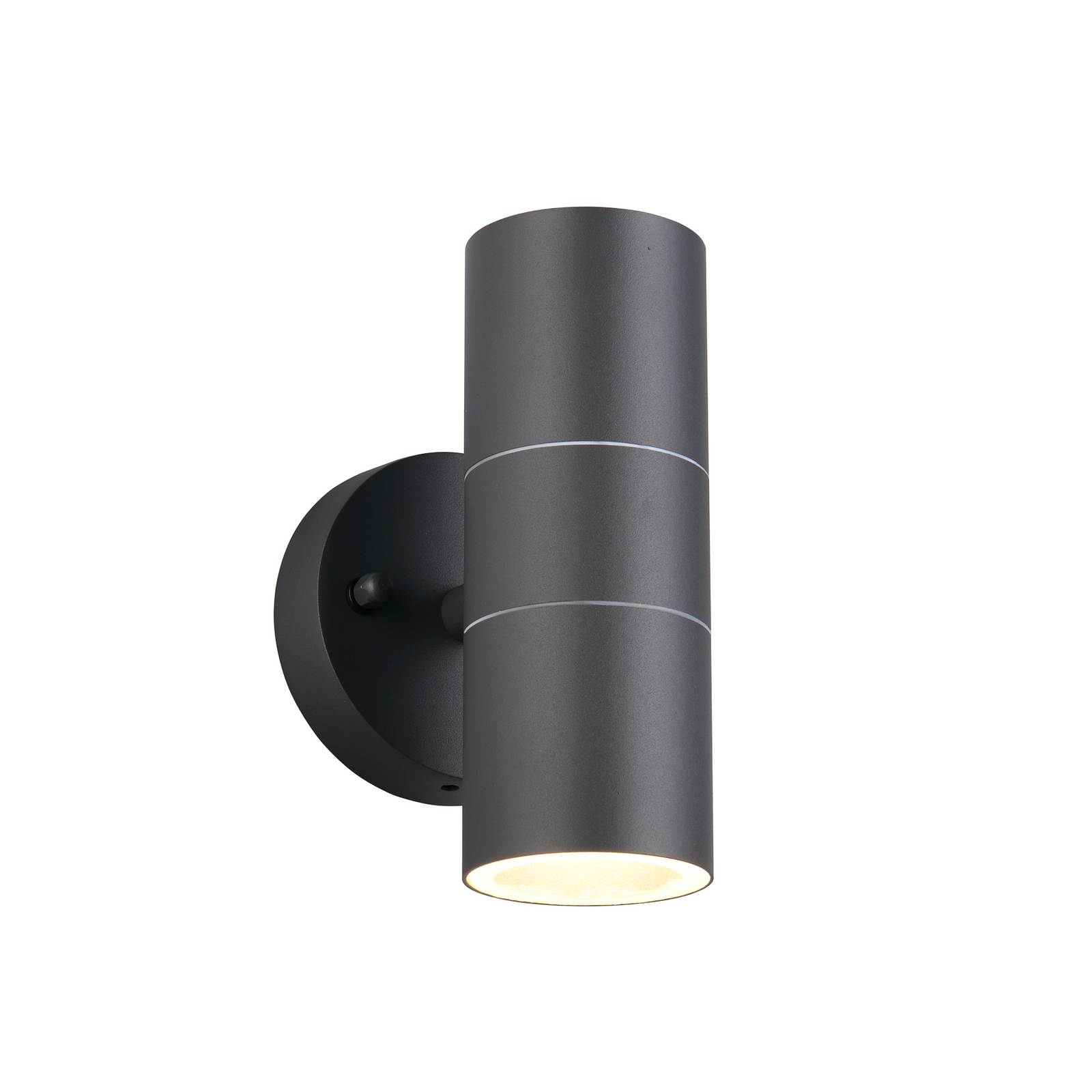Zunanja stenska svetilka Turia, antracitna, višina 16 cm, kovina Zunanja stenska svetilka Turia, antracitna, višina 16 cm, kovina