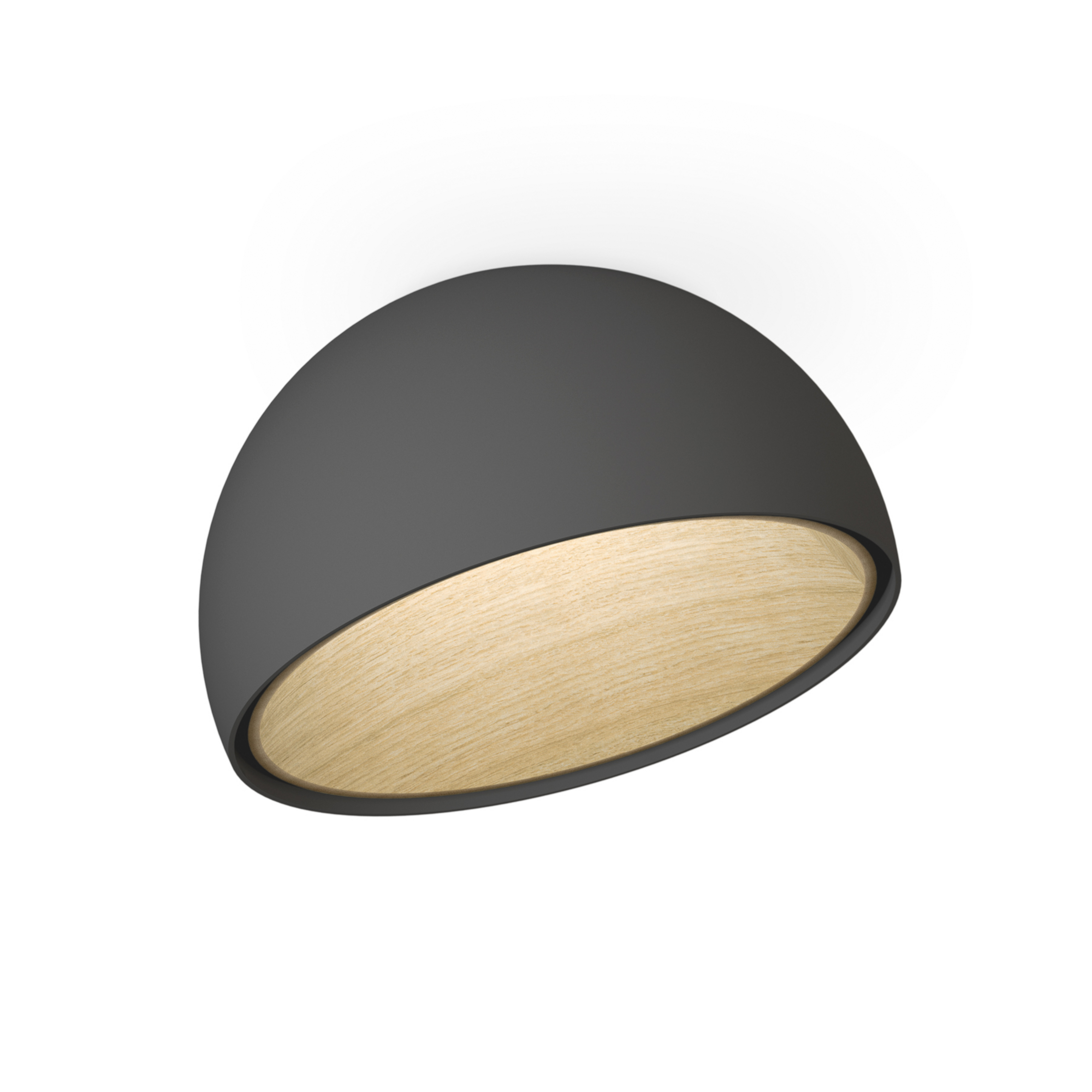 Duo 4876 kutna LED stropna svjetiljka, grafit - Vibia