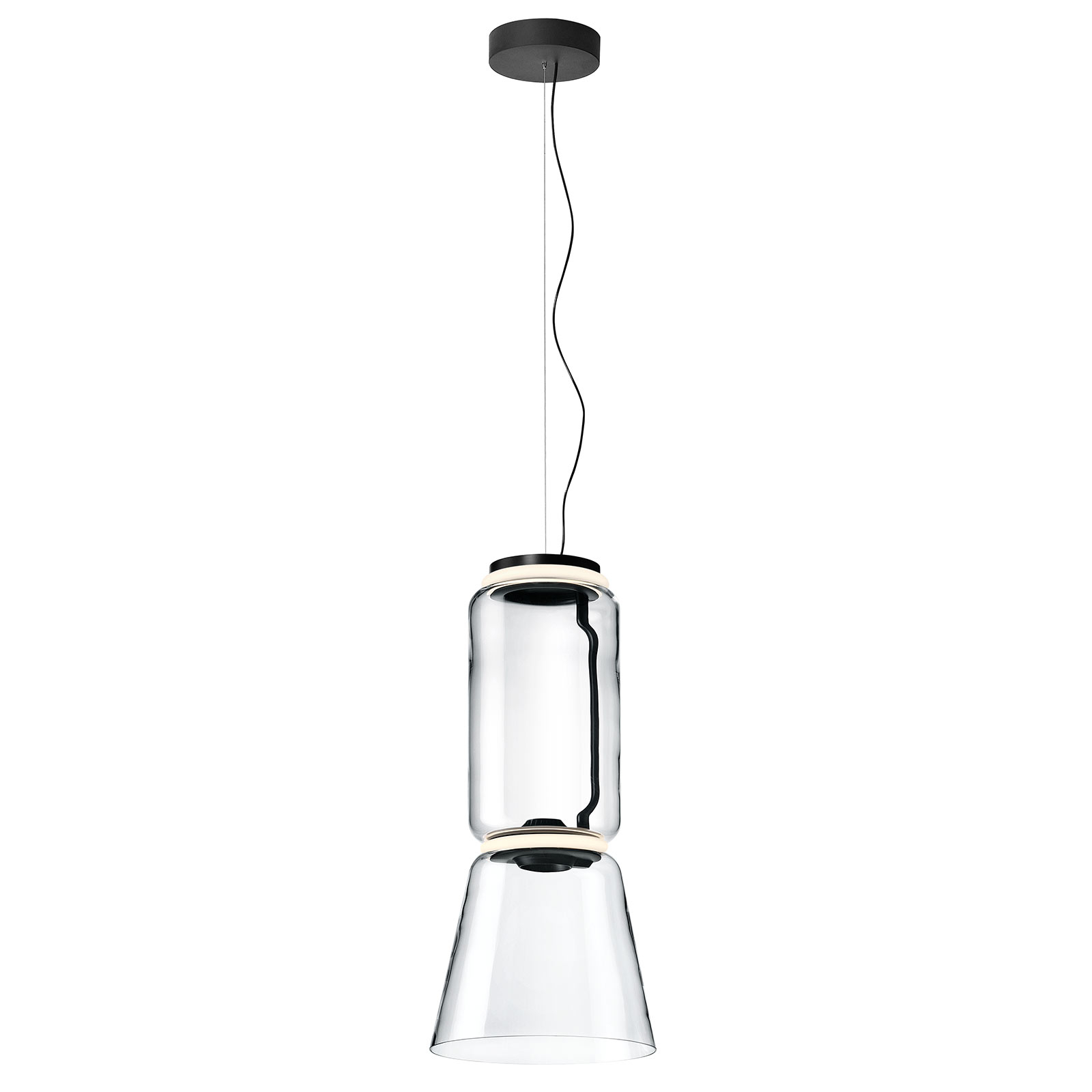 FLOS Noctambule Hängelampe Low Cylinder & Cone