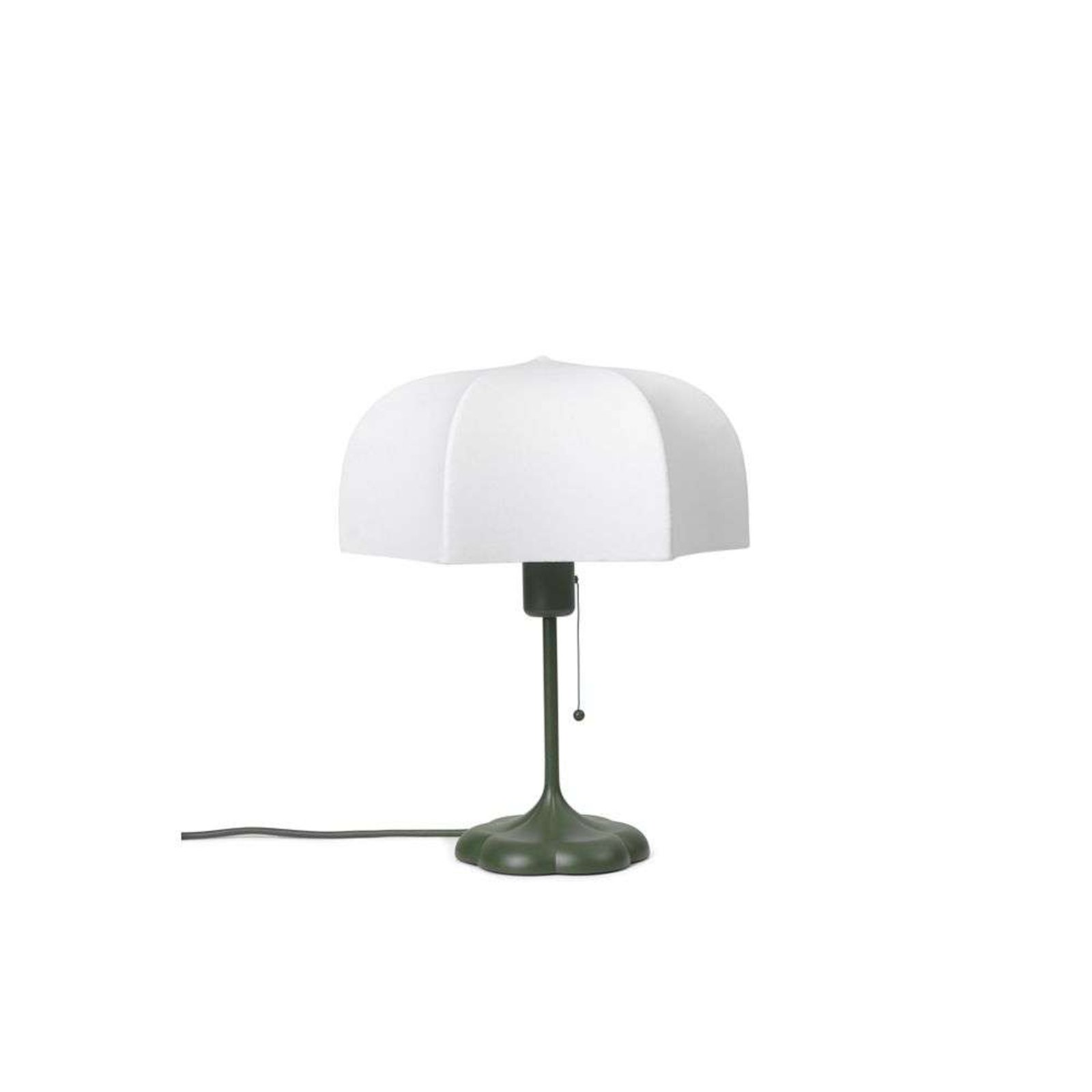 Poem Stolní Lampa White/Grass Green - Ferm Living