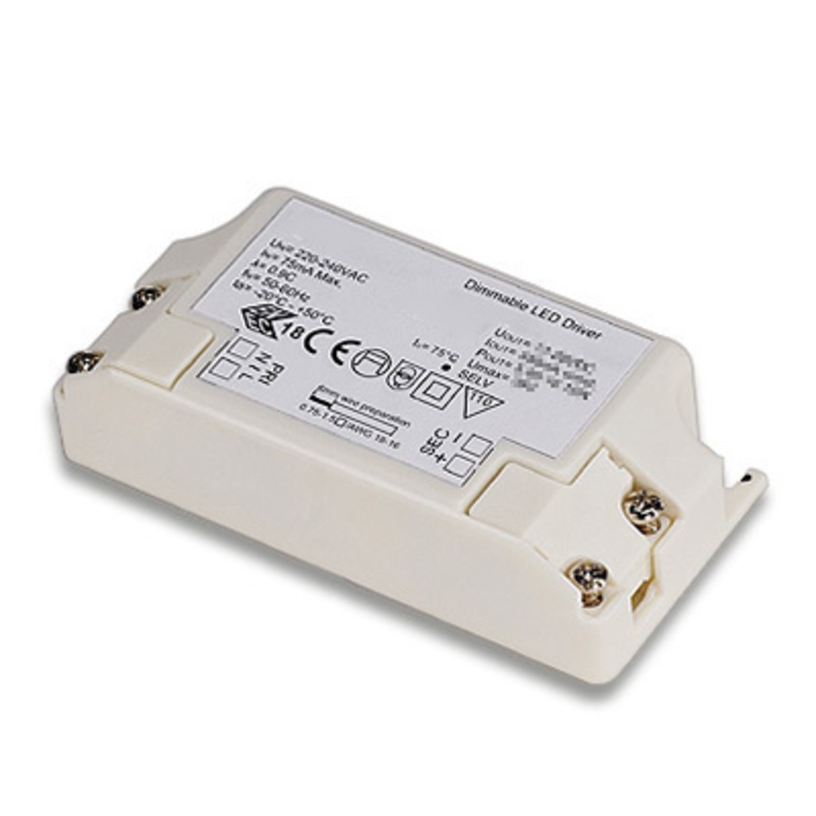 Dimmable LED driver 10 W, 350 mA
