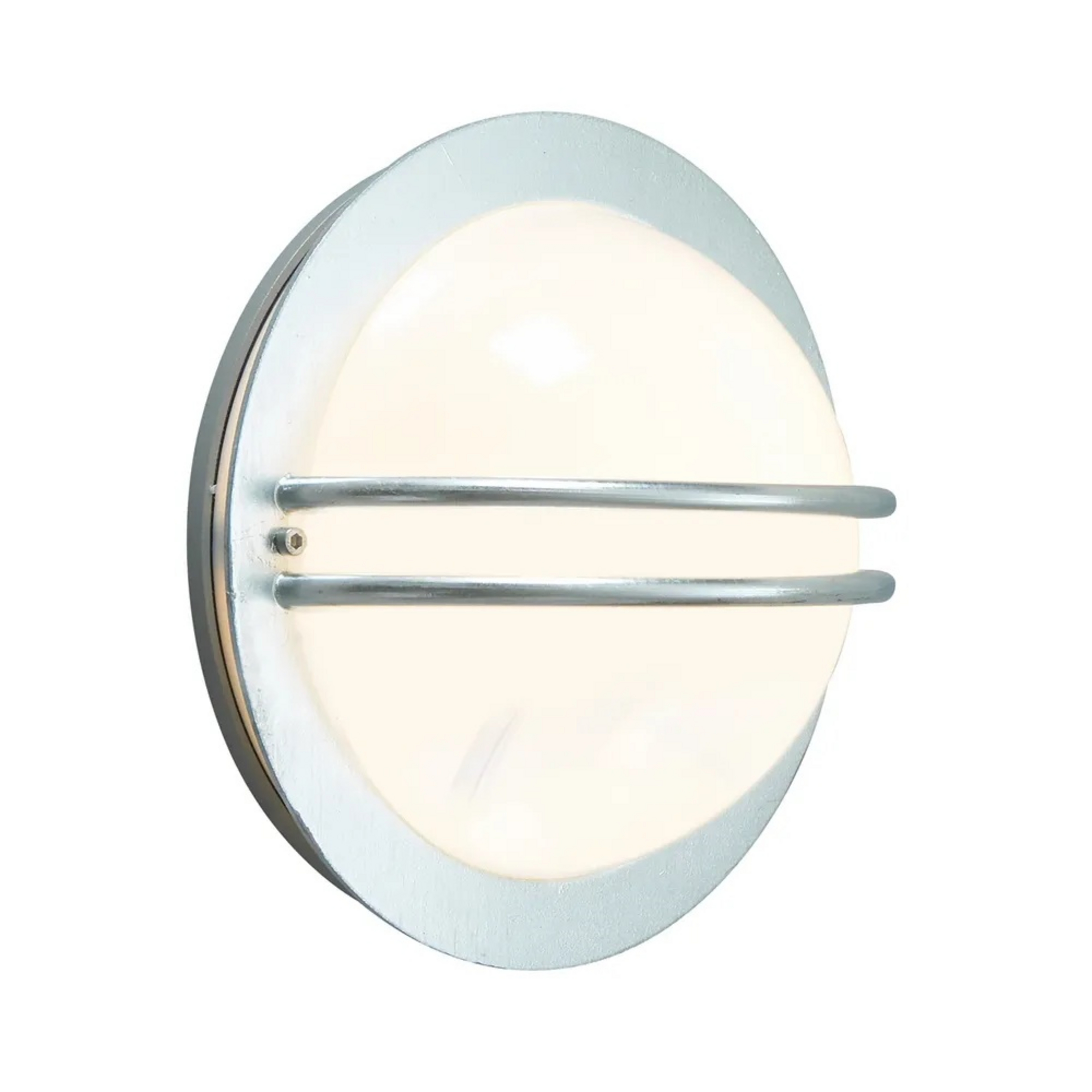 Bremen Applique Murale d'Extérieur Opale/Galvanisé - Norlys