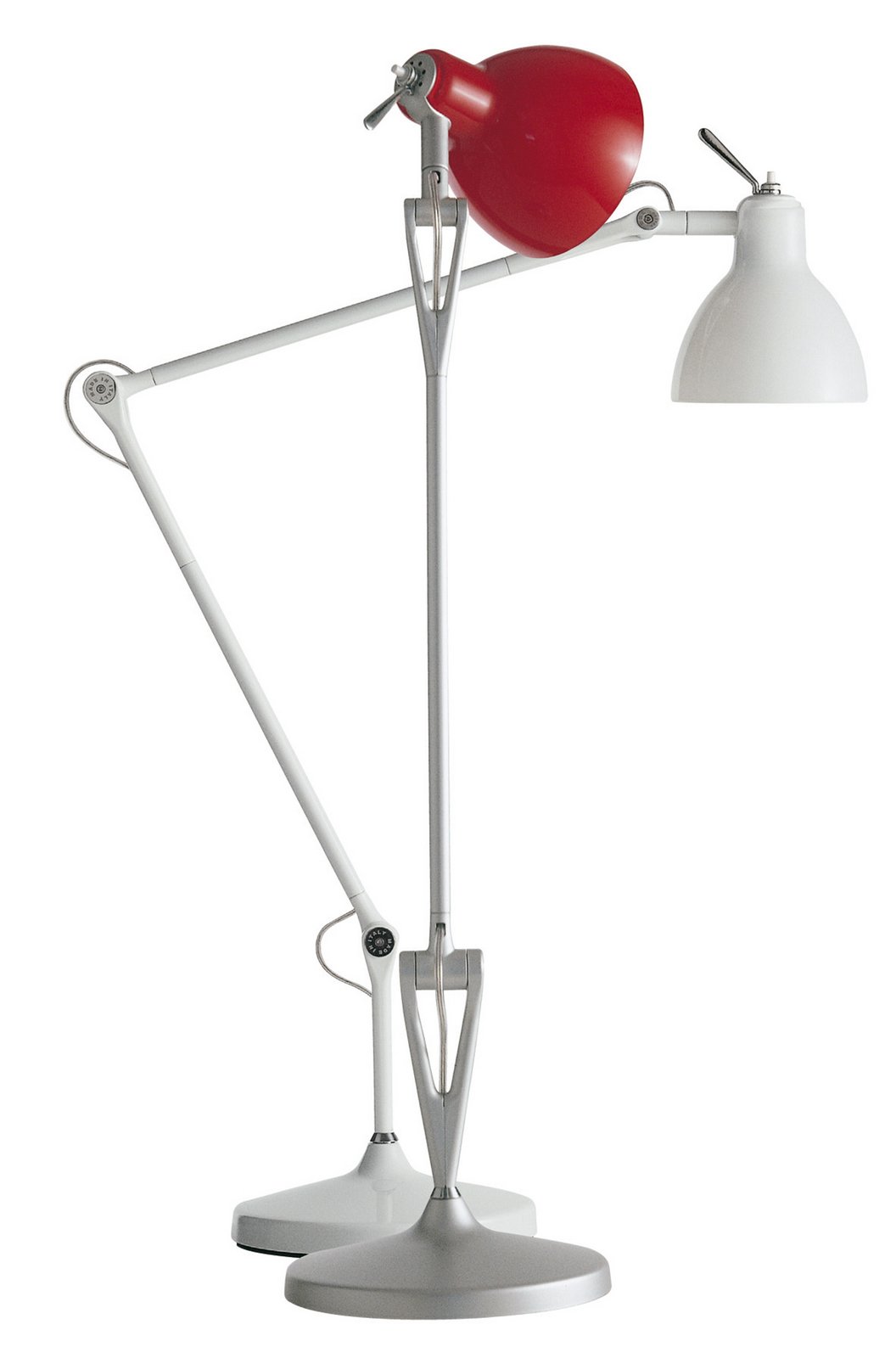 Luxy T2 Stolní Lampa White/Gloss White - Rotaliana