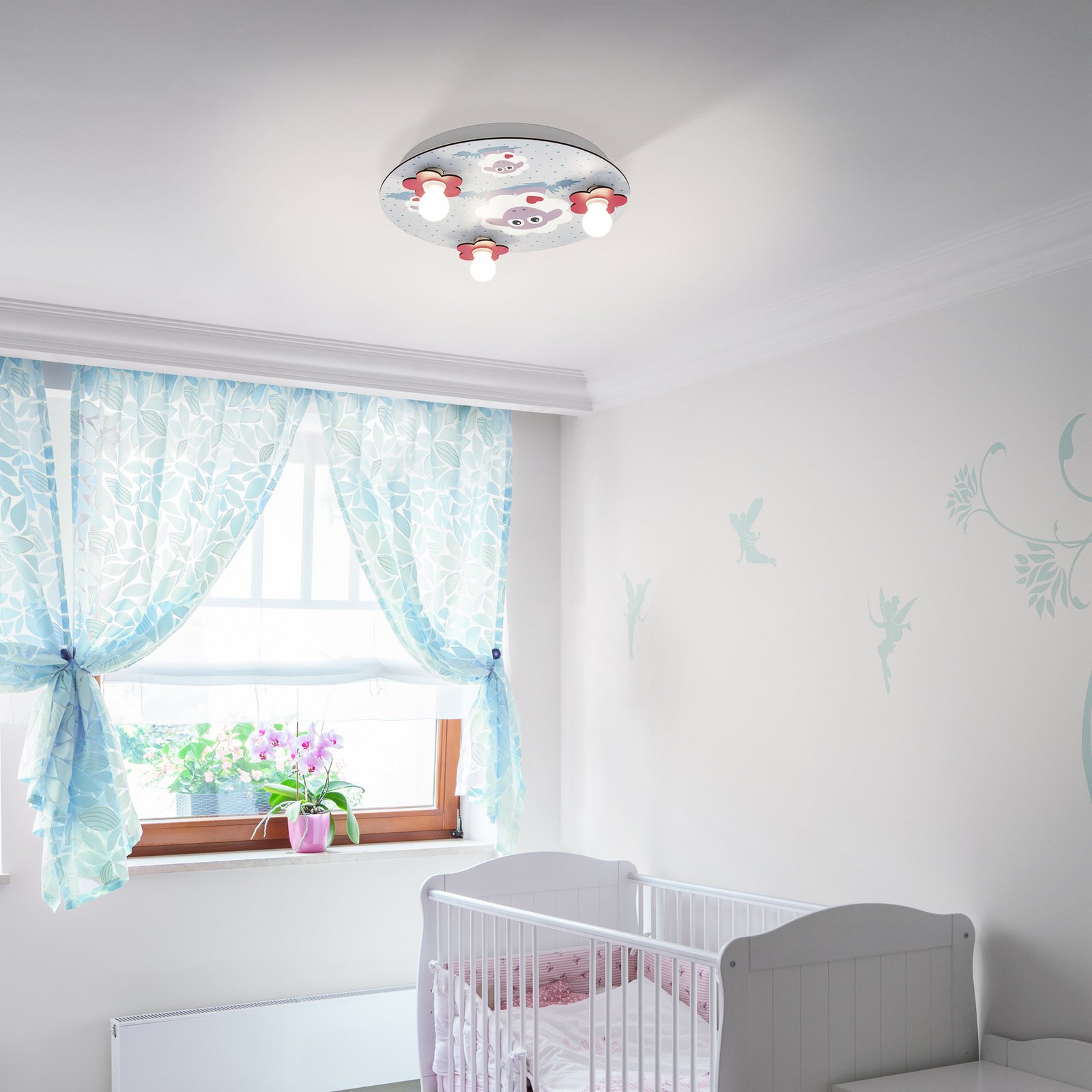 Plafondlamp Lalelu rond 3-lamps