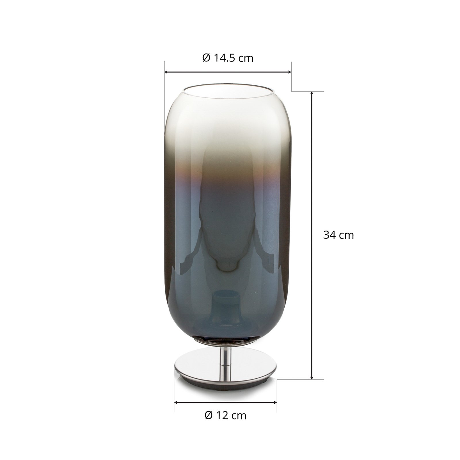 Gople Mini Table Lamp Blue Sapphire - Artemide