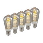 Lucande LED E27 ST64 4W 1800K prigušivi titan 5kom