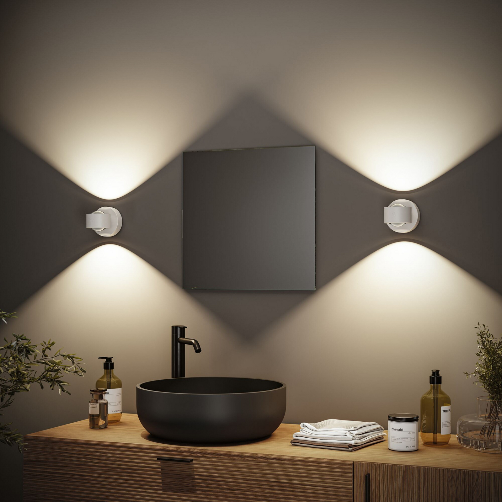 Paulmann Akku-Außenwandleuchte Zorik, weiß 10 cm IP44 Dimmer Paulmann Akku-Außenwandleuchte Zorik, weiß 10 cm IP44 Dimmer