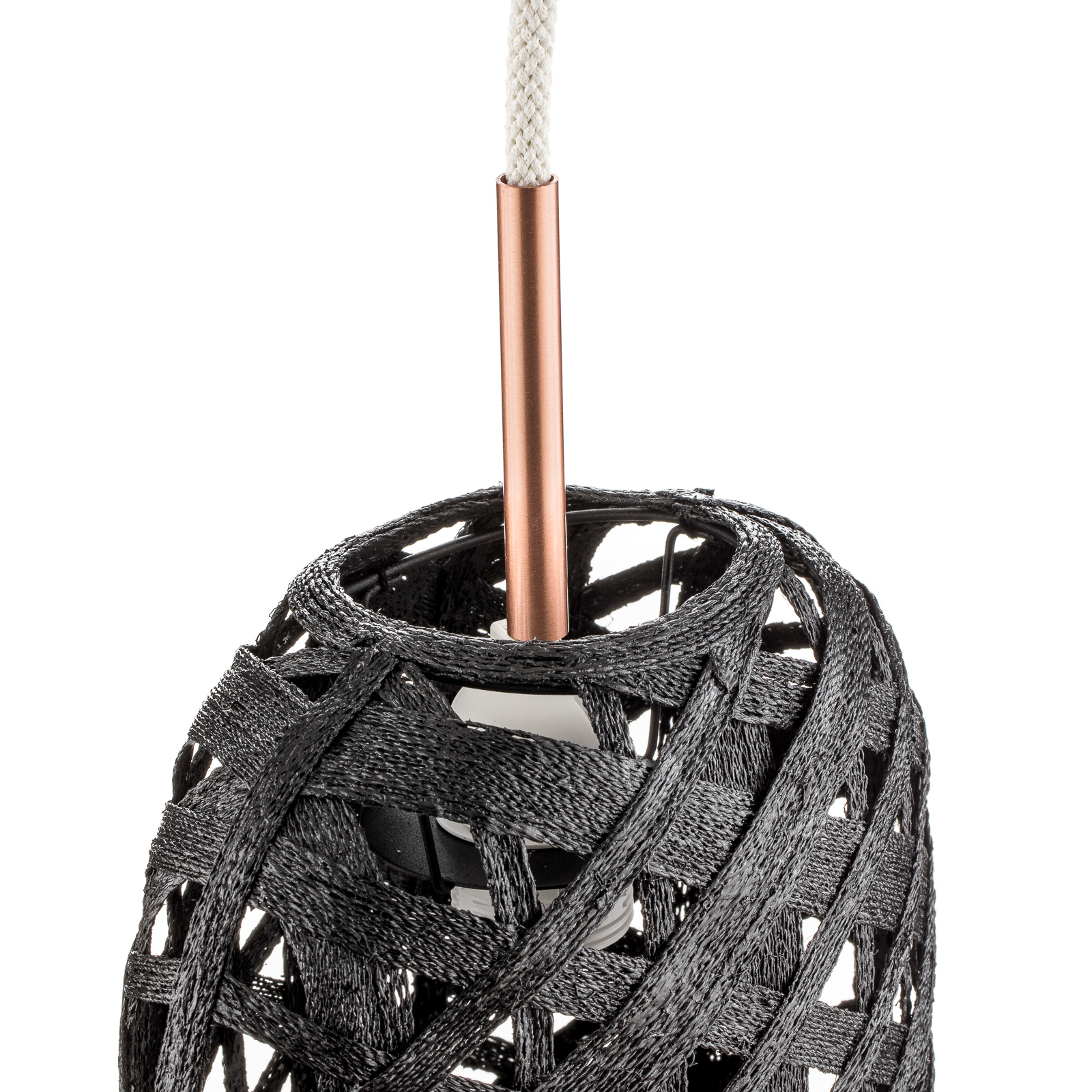 Forestier Capsule S lámpara colgante, 36 cm, negro