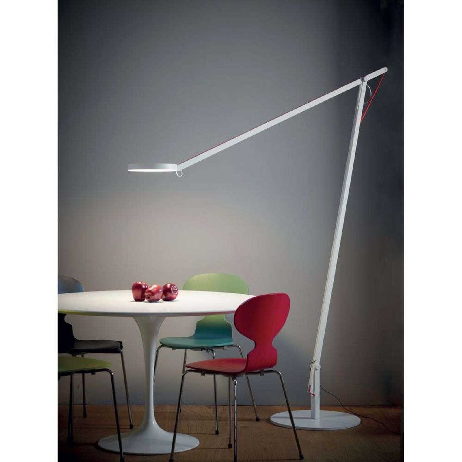 String XL Lampadar Matt White/Orange - Rotaliana