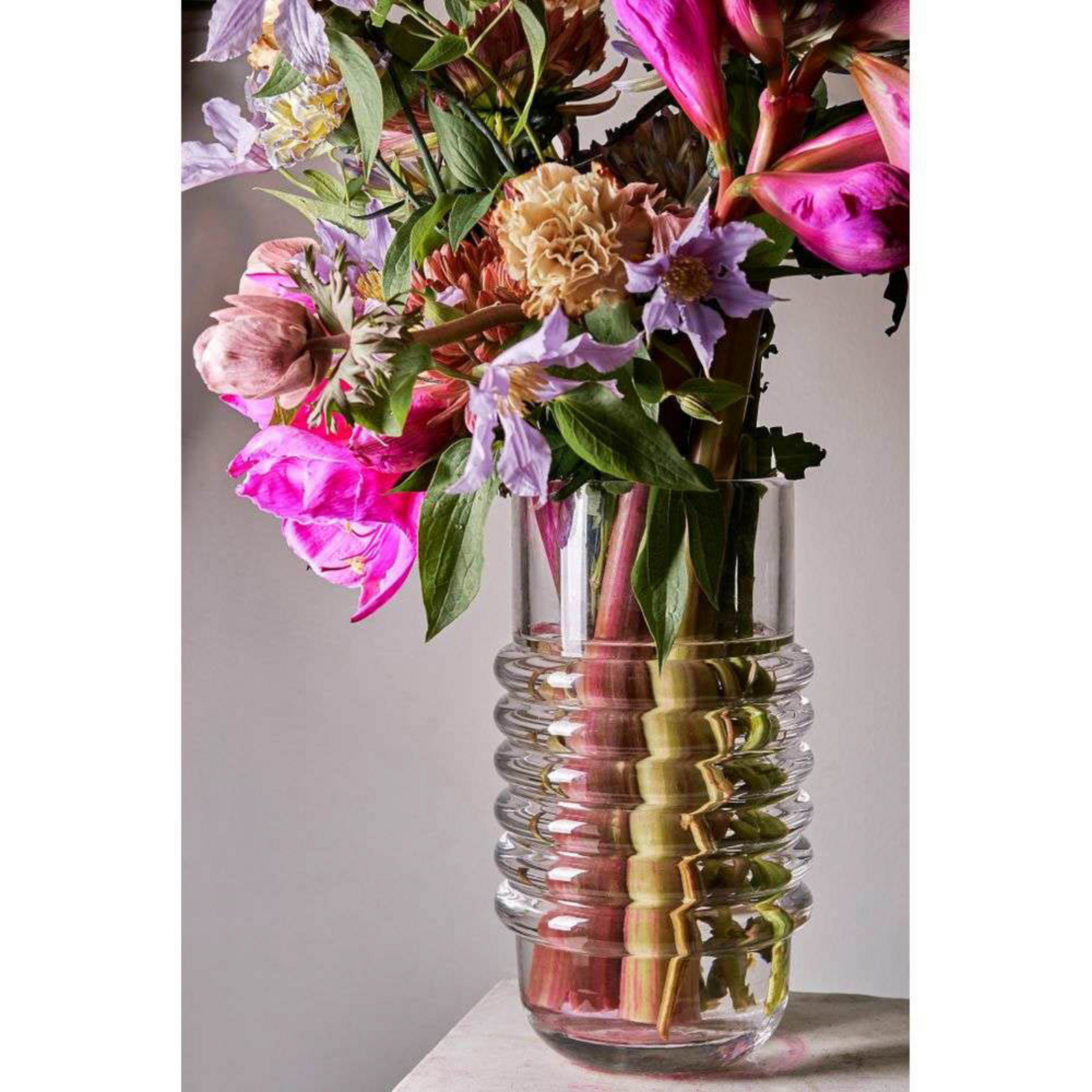 Press Vase Large Clear - Tom Dixon