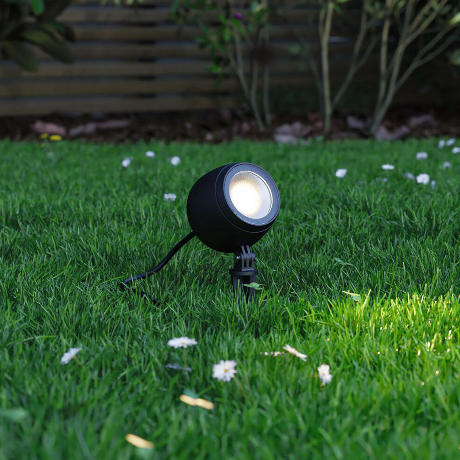 Paulmann Smart LED spot cu vârf de pământ Kikolo CCT antracit IP65 - Plastic