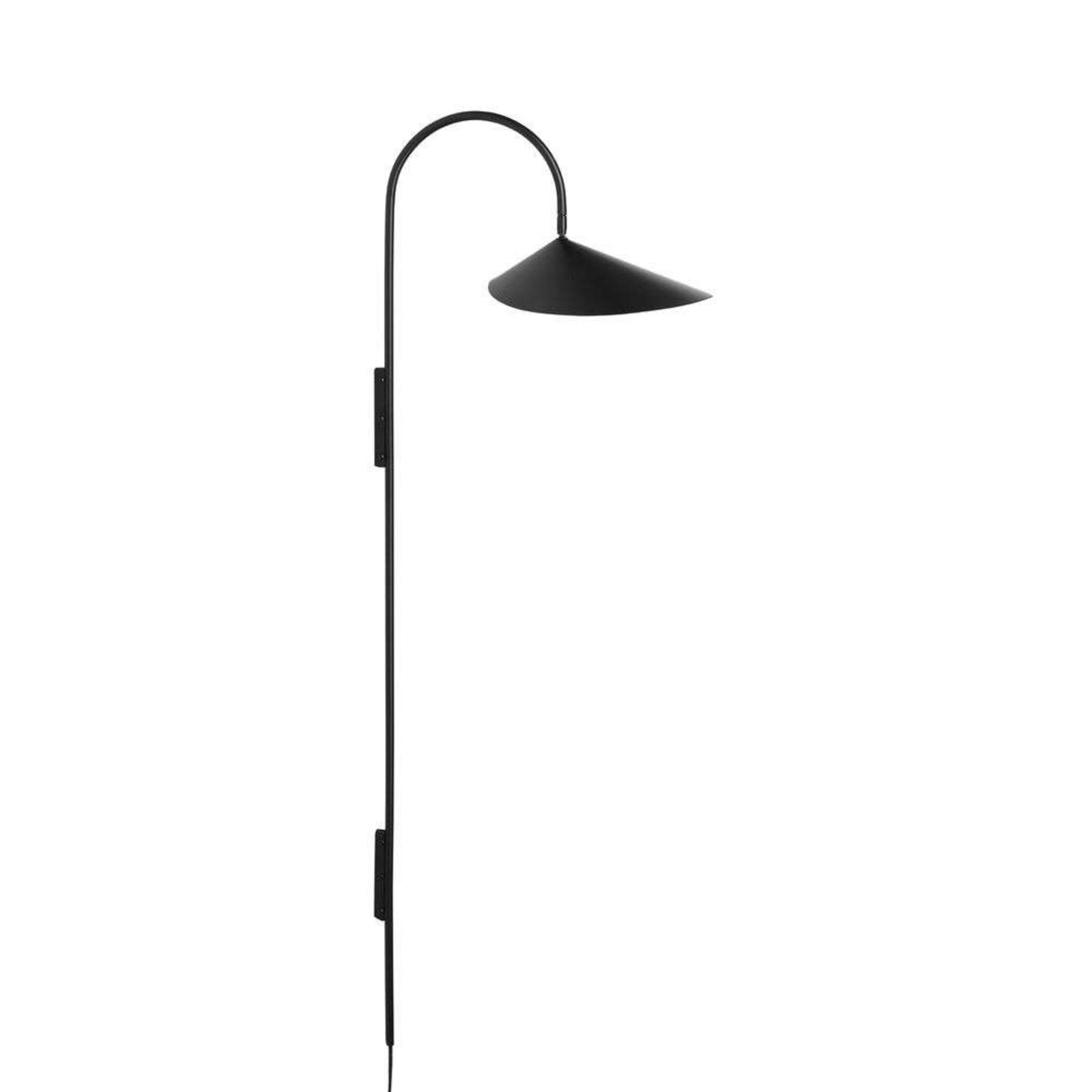 Arum Swivel Aplique de Pared Tall Black - Ferm Living