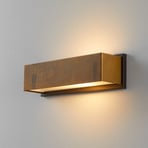 Wall light Lola 35 cm in brass and brown