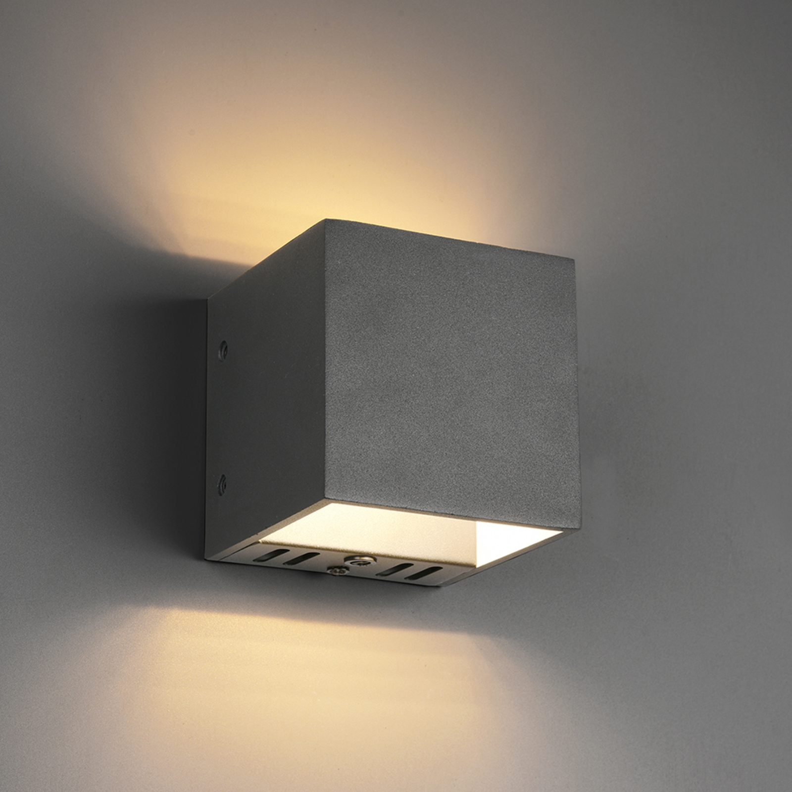 Trio WiZ Figo smart LED wall light, matt black