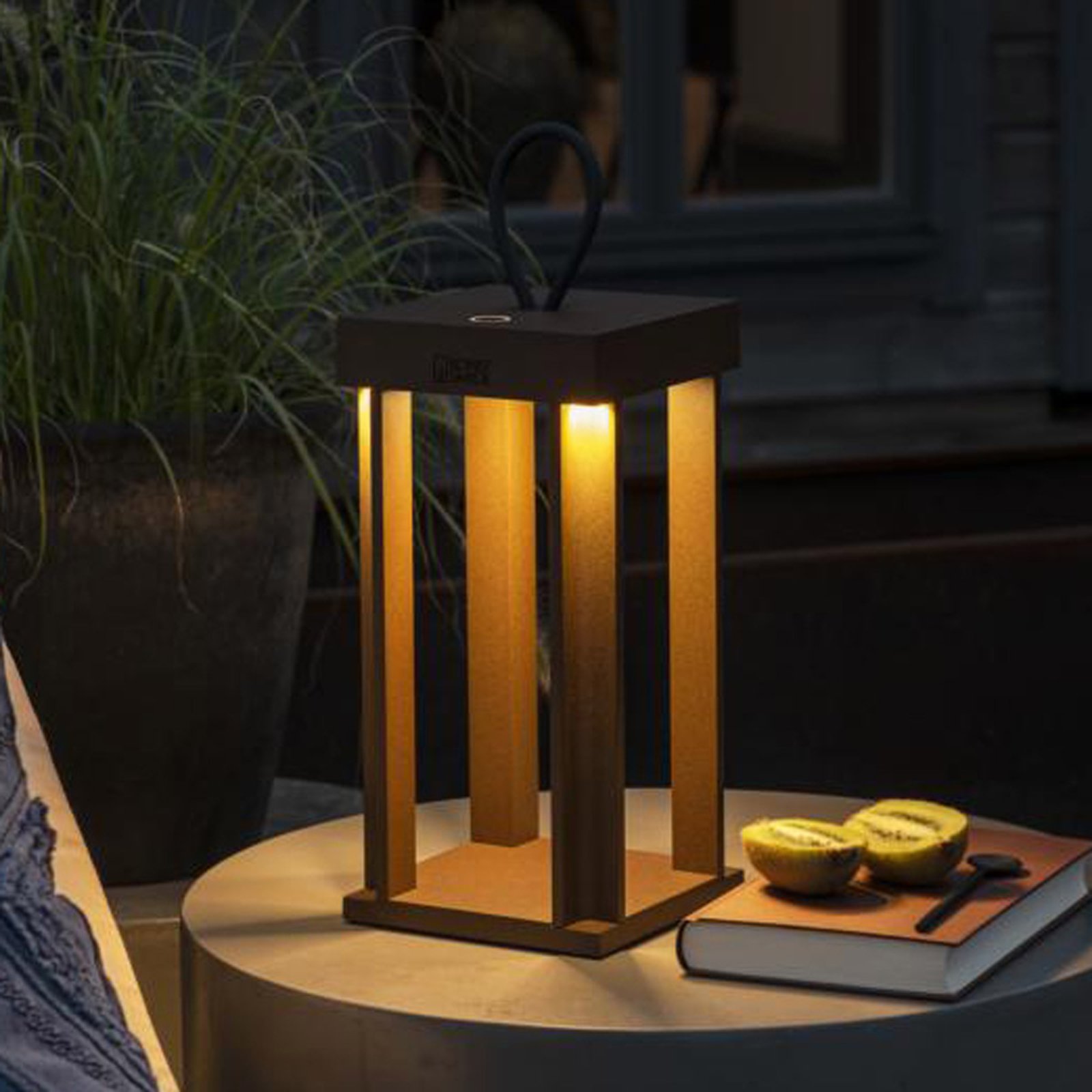 LED-Dekoleuchte Cannes in Laternenform, USB