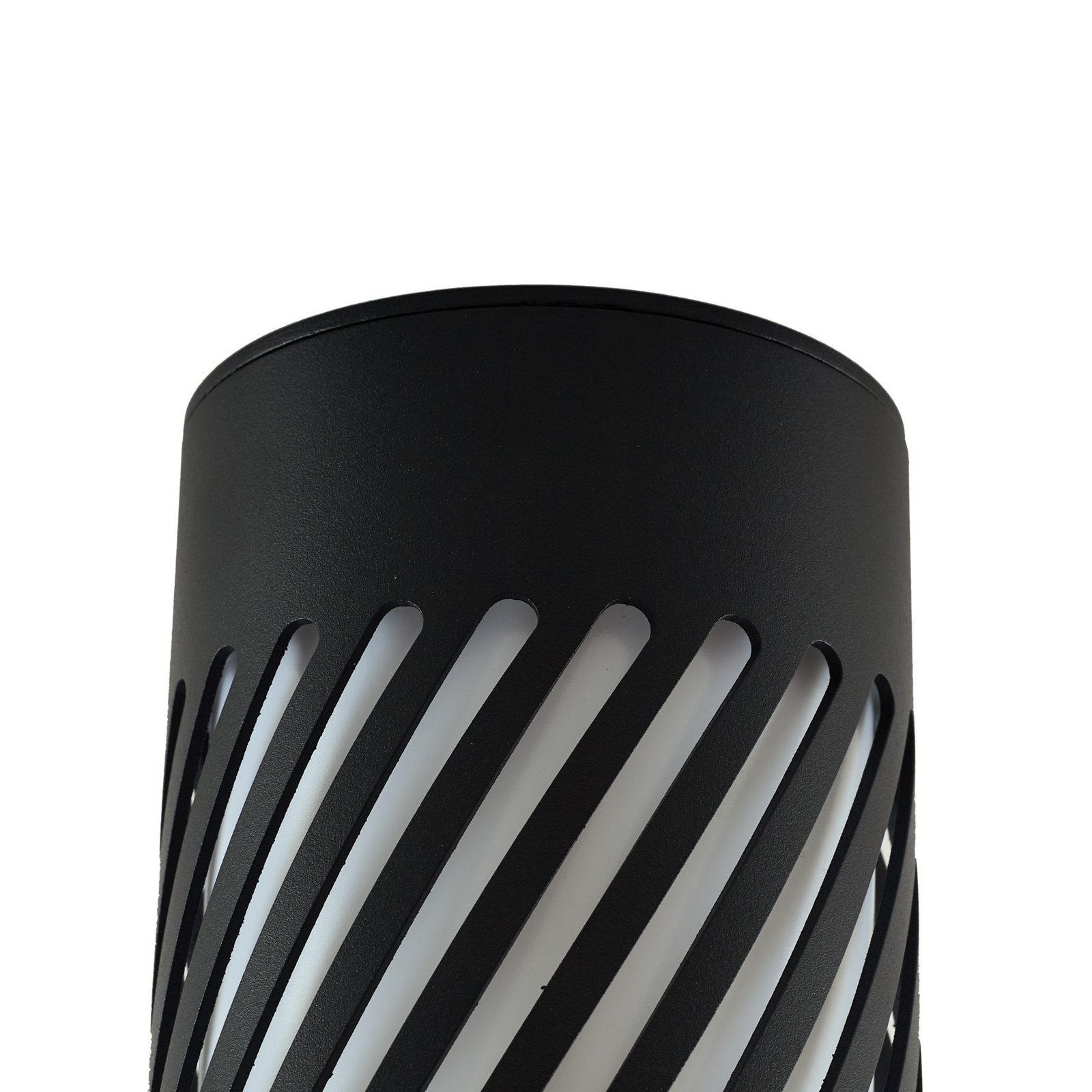 Lurinda udendørs loftlampe, sort, aluminium, 10,5 cm - Lindby Lurinda udendørs loftlampe, sort, aluminium, 10,5 cm - Lindby