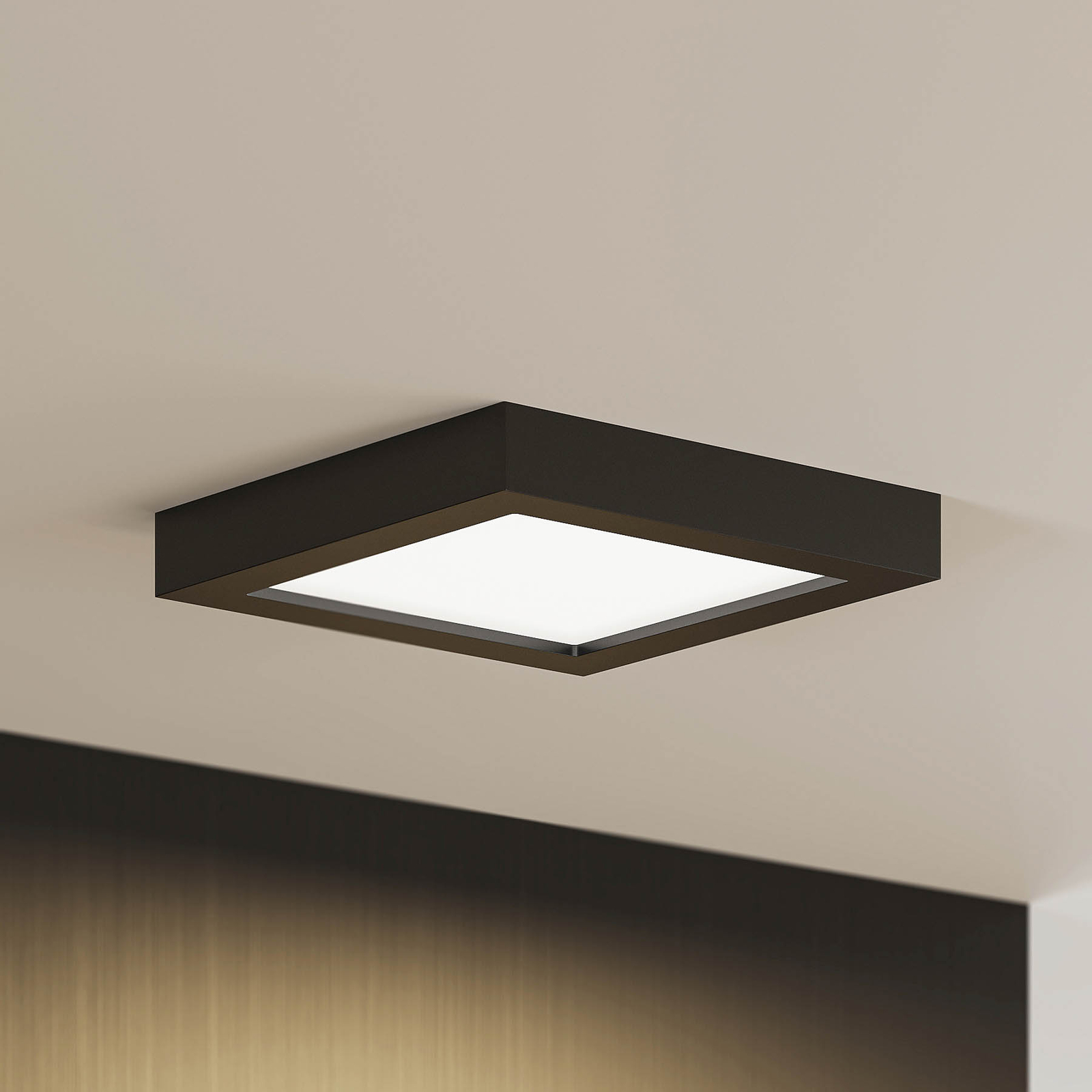 Prios Mazin LED-Deckenlampe, IP44, CCT, 18 W