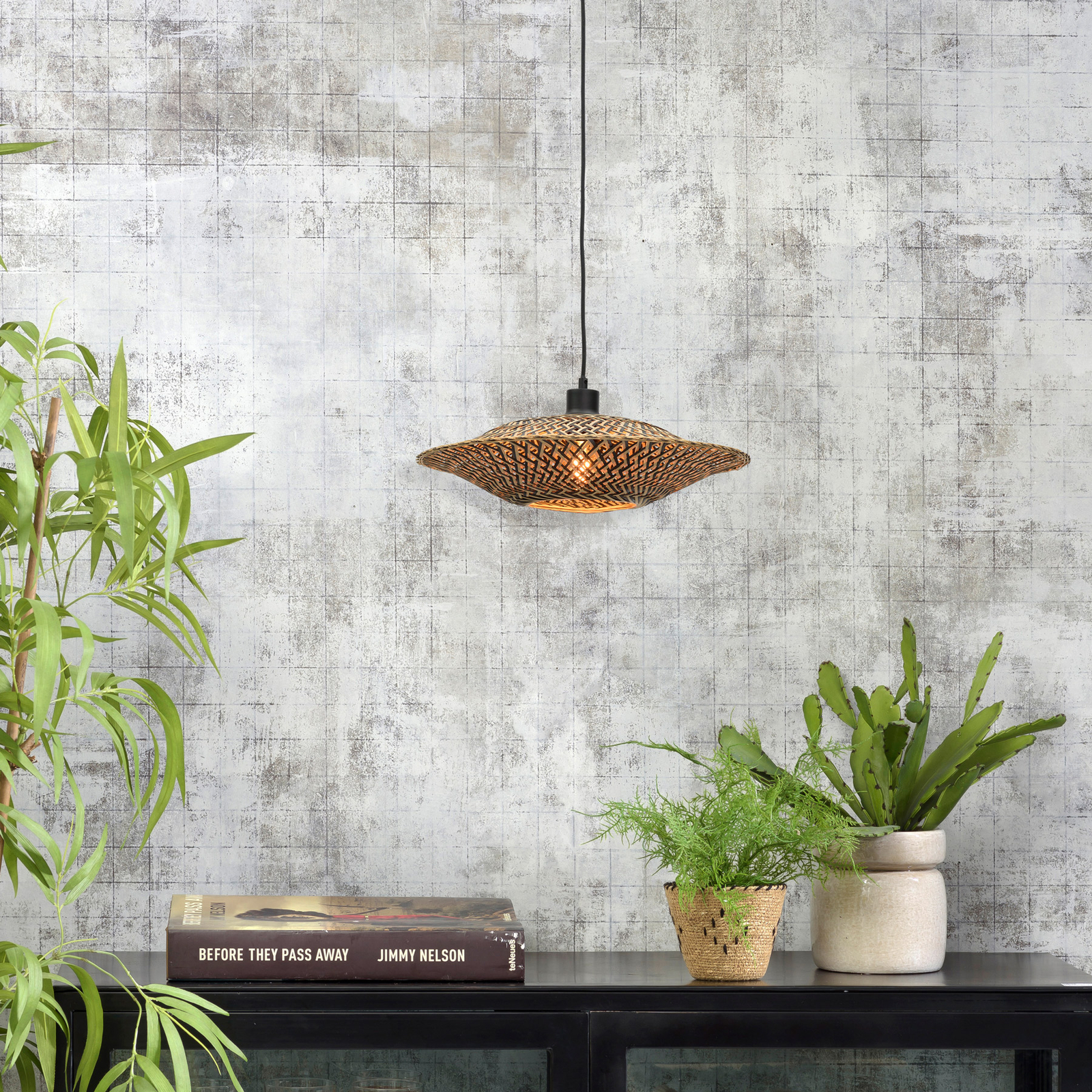 GOOD & MOJO Bali pendant light made of bamboo, Ø 44 cm