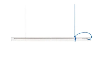 Tubular Pendelleuchte Weiß/Blau - Ingo Maurer