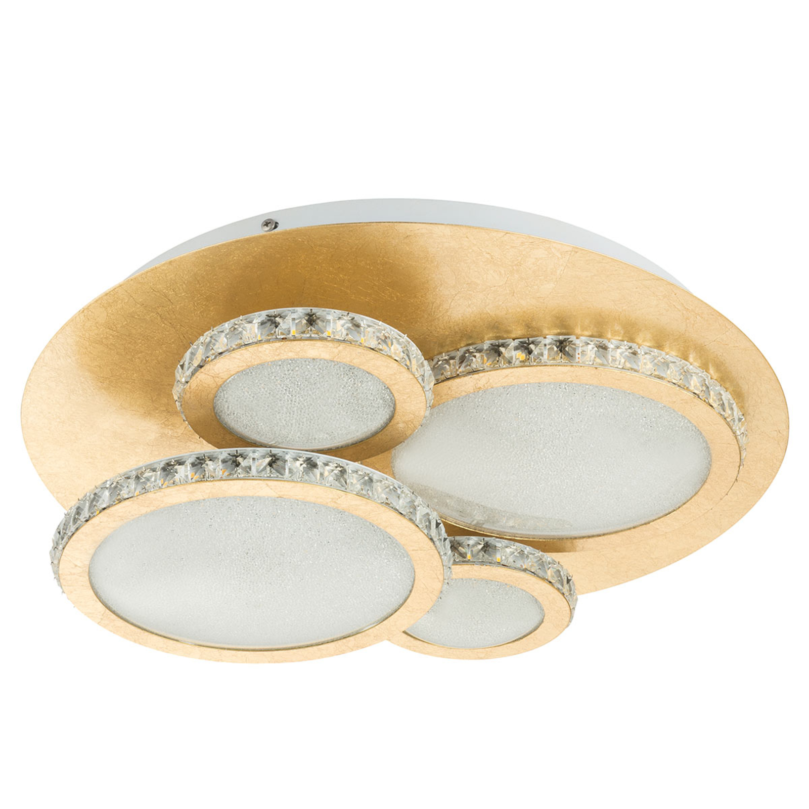 LED Deckenlampe Tilo in Gold, dimmbar, 3000K 36W LED Deckenlampe Tilo in Gold, dimmbar, 3000K 36W