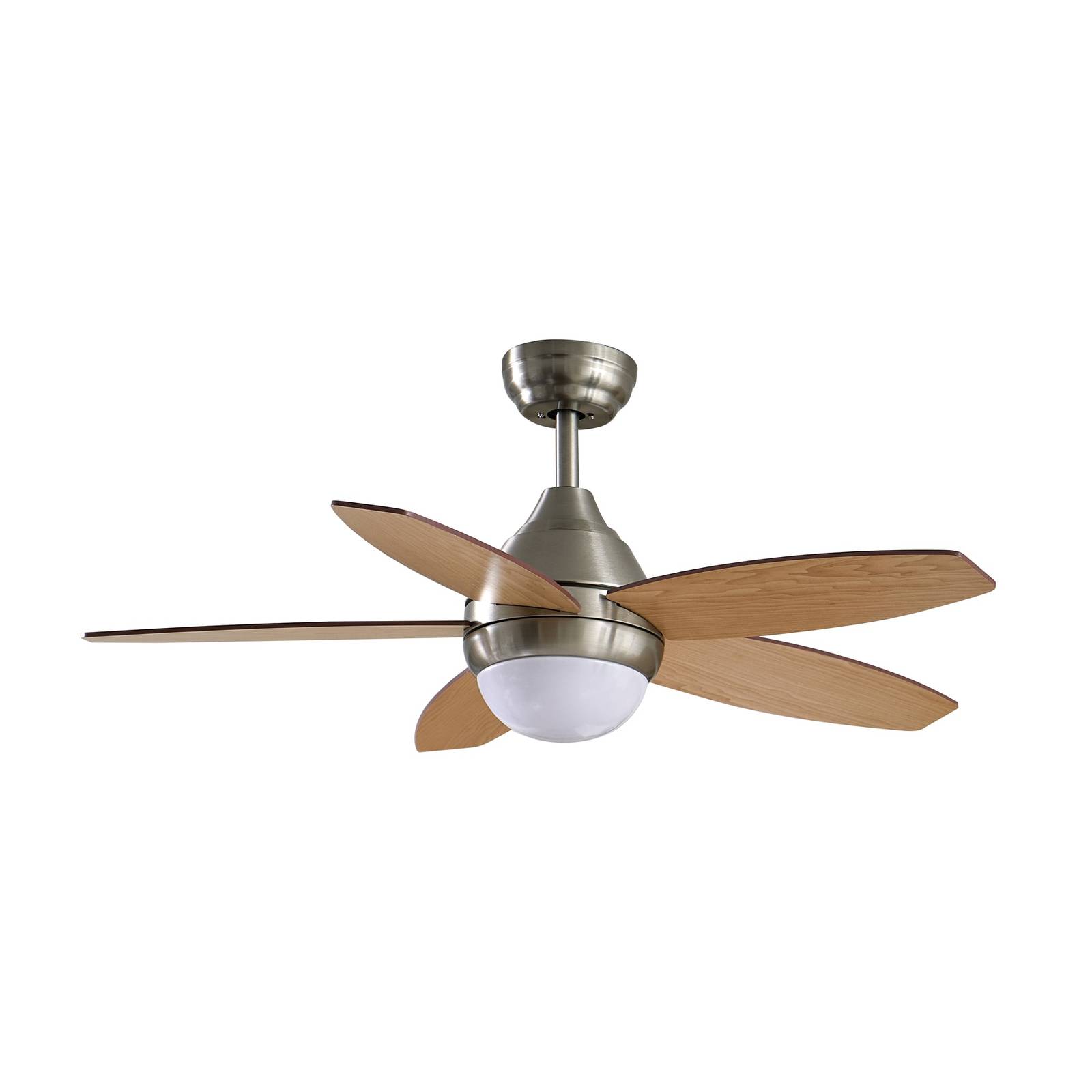 Lindby plafondventilator Klasika, DC, stil, 106 cm, CCT voor woonkamer / eettafel - wit / opaal - metaal