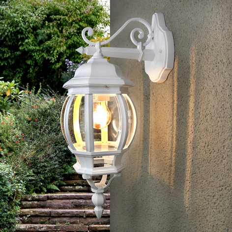 Biała lampa zewnętrzna THEODOR