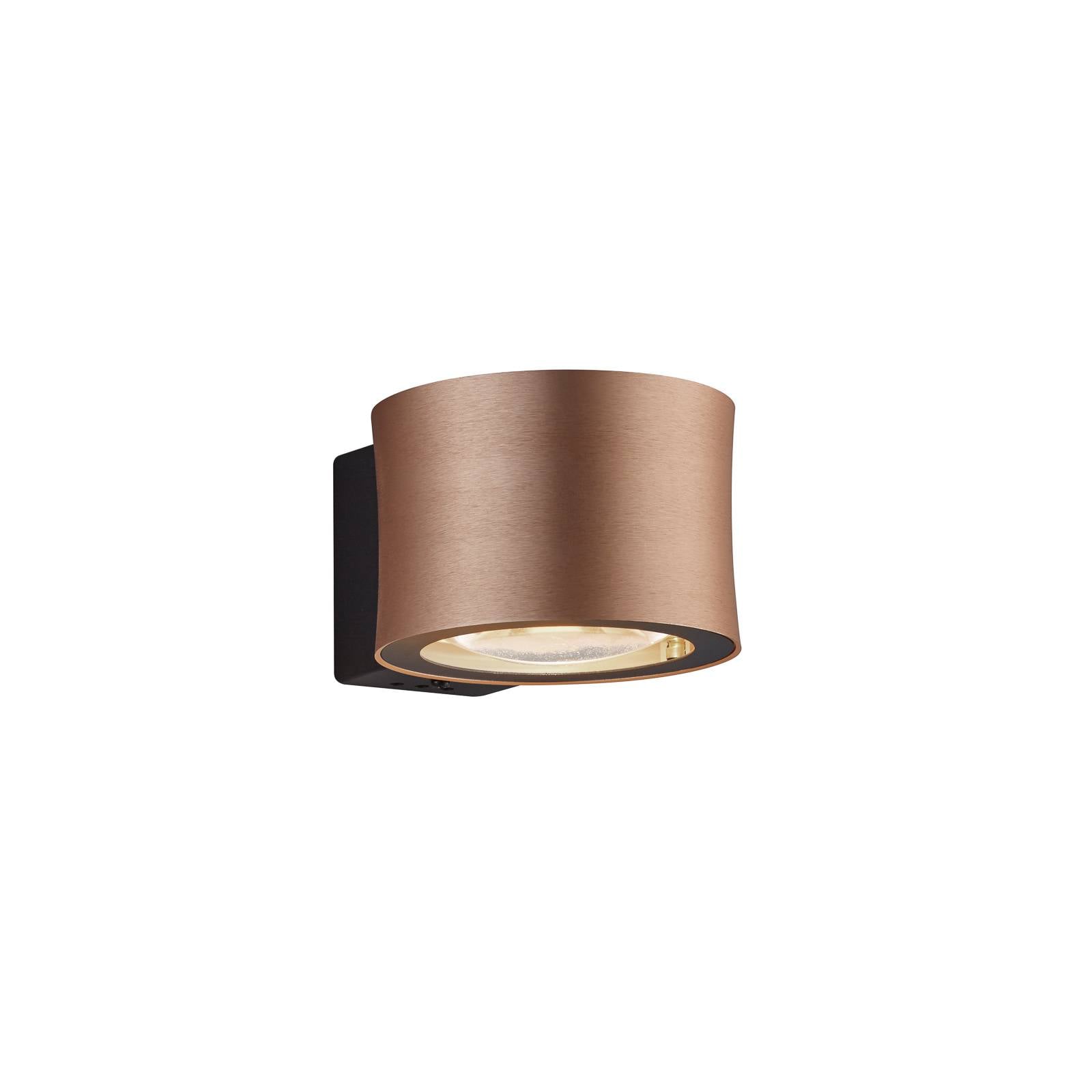 BANKAMP Impulse LED-Wandleuchte roségold