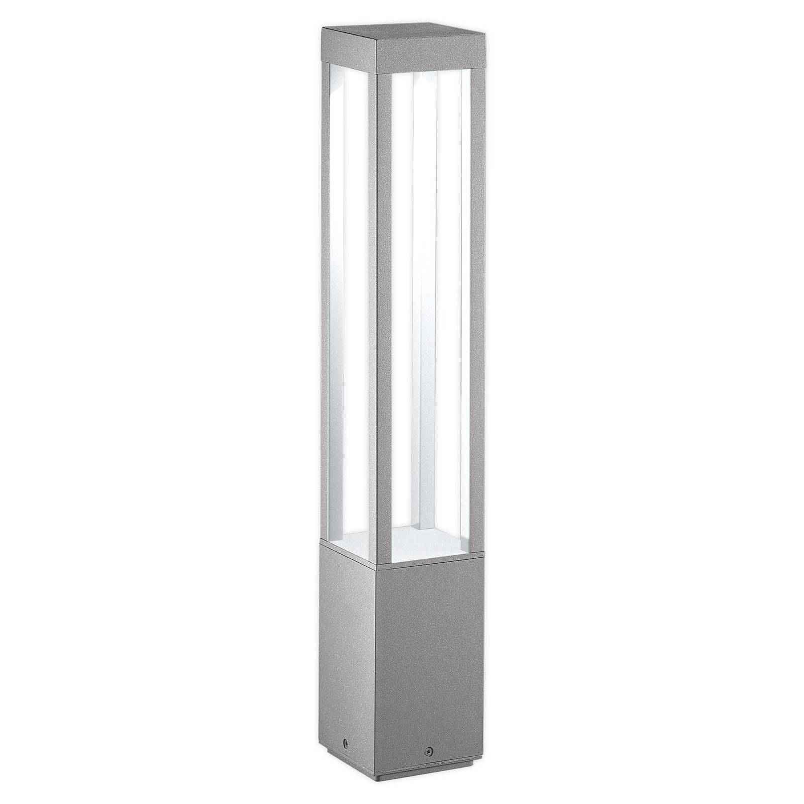 Egger York borne lumineuse LED grise 65 cm