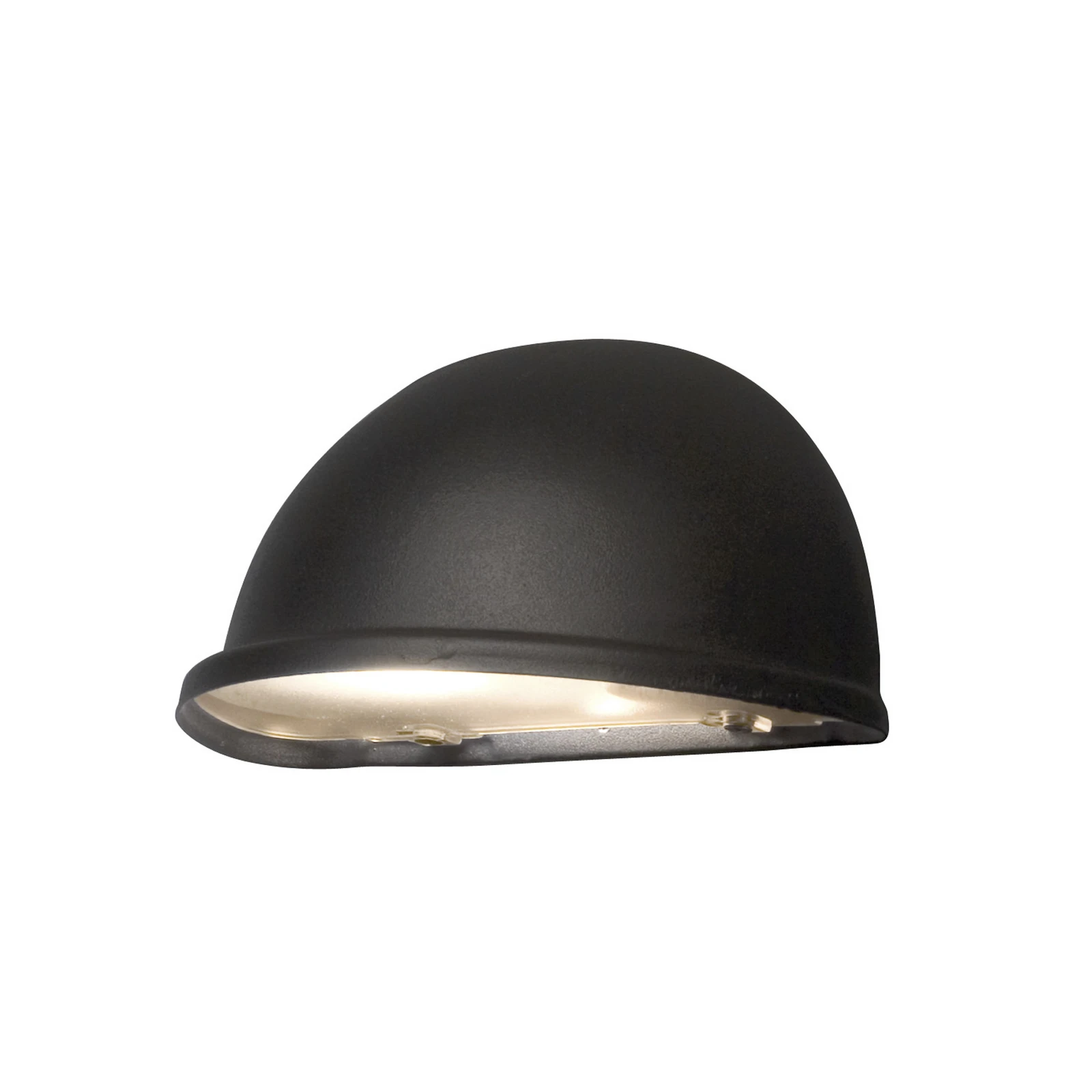 Formskön utomhusvägglampa TORINO E14, svart
