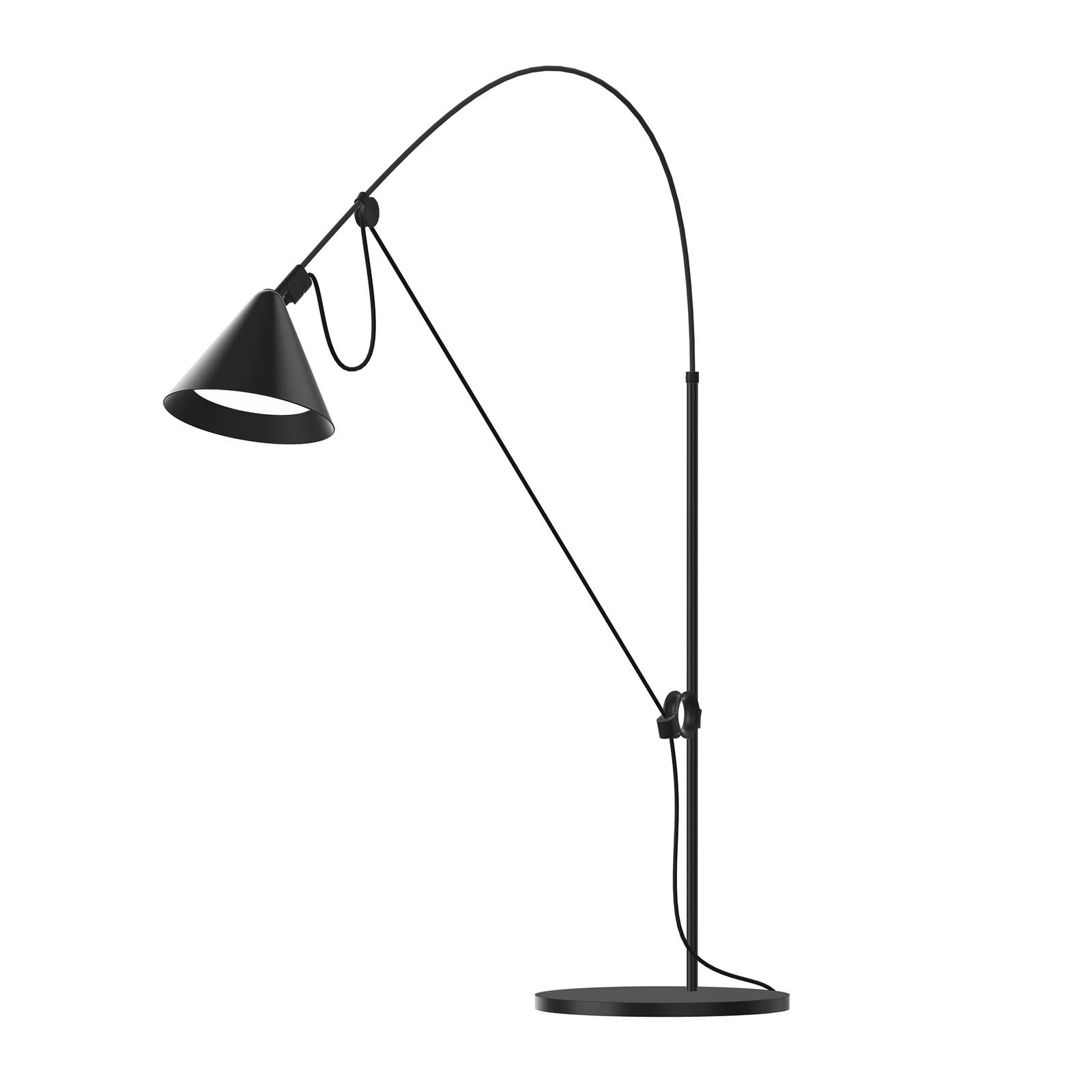 Image of midgard AYNO S lampe de table noire/noire 3 000 K 