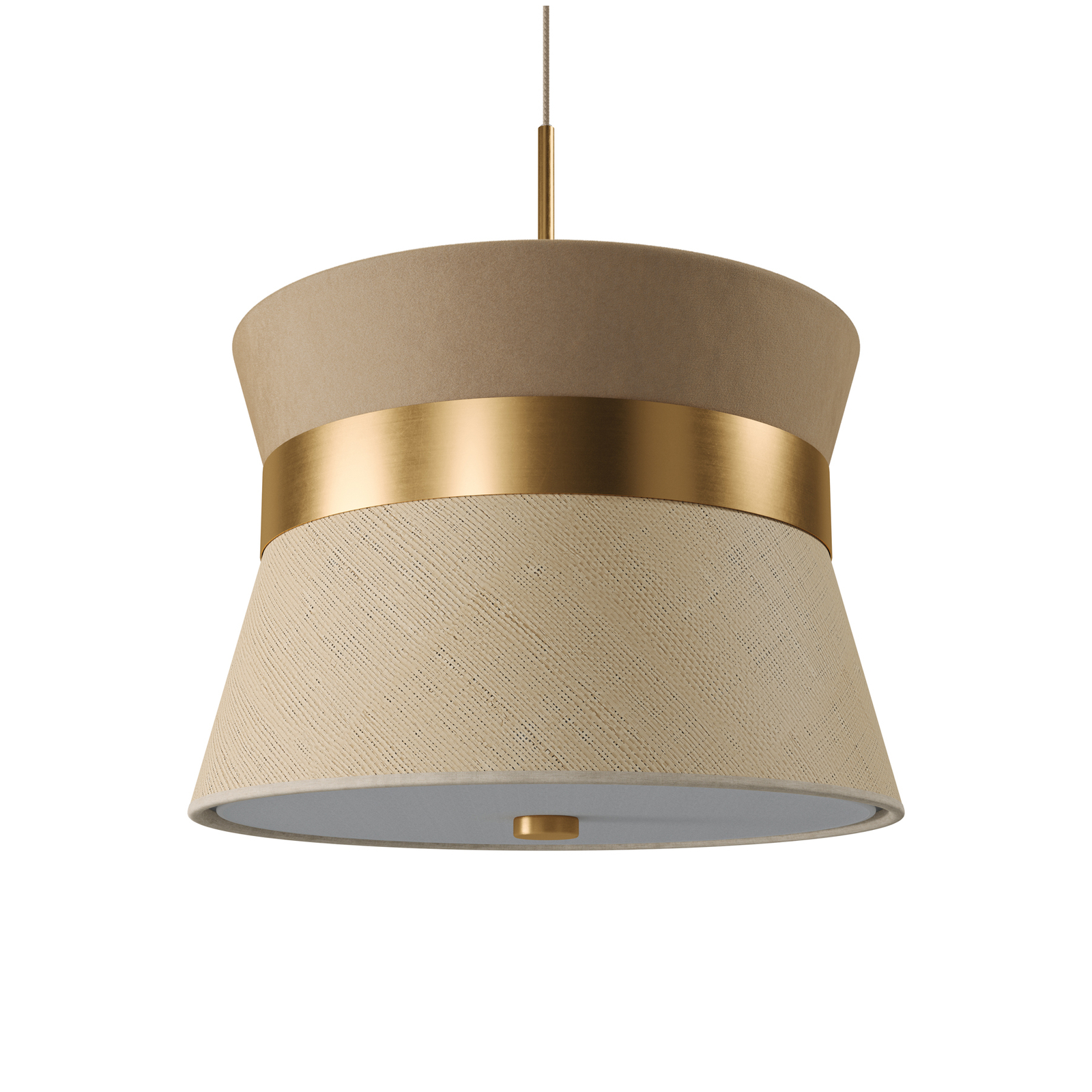 Lampa wisząca Easy Light Caramelo XL, Ø 65 cm, saguran