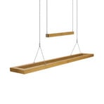 HerzBlut Amalia LED pendant light, oiled oak