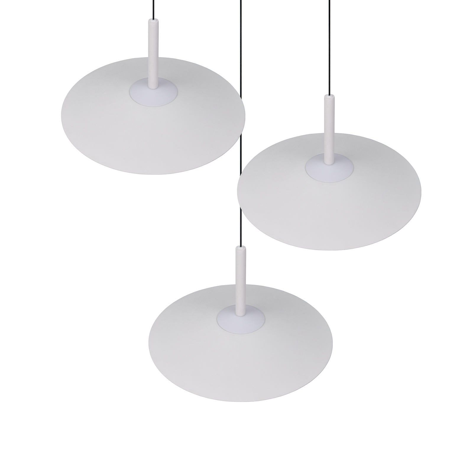 LED piekaramā lampa „Amalo“, matēti balta, Ø 67 cm, metāls, CCT 3-flg. LED piekaramā lampa „Amalo“, matēti balta, Ø 67 cm, metāls, CCT 3-flg.