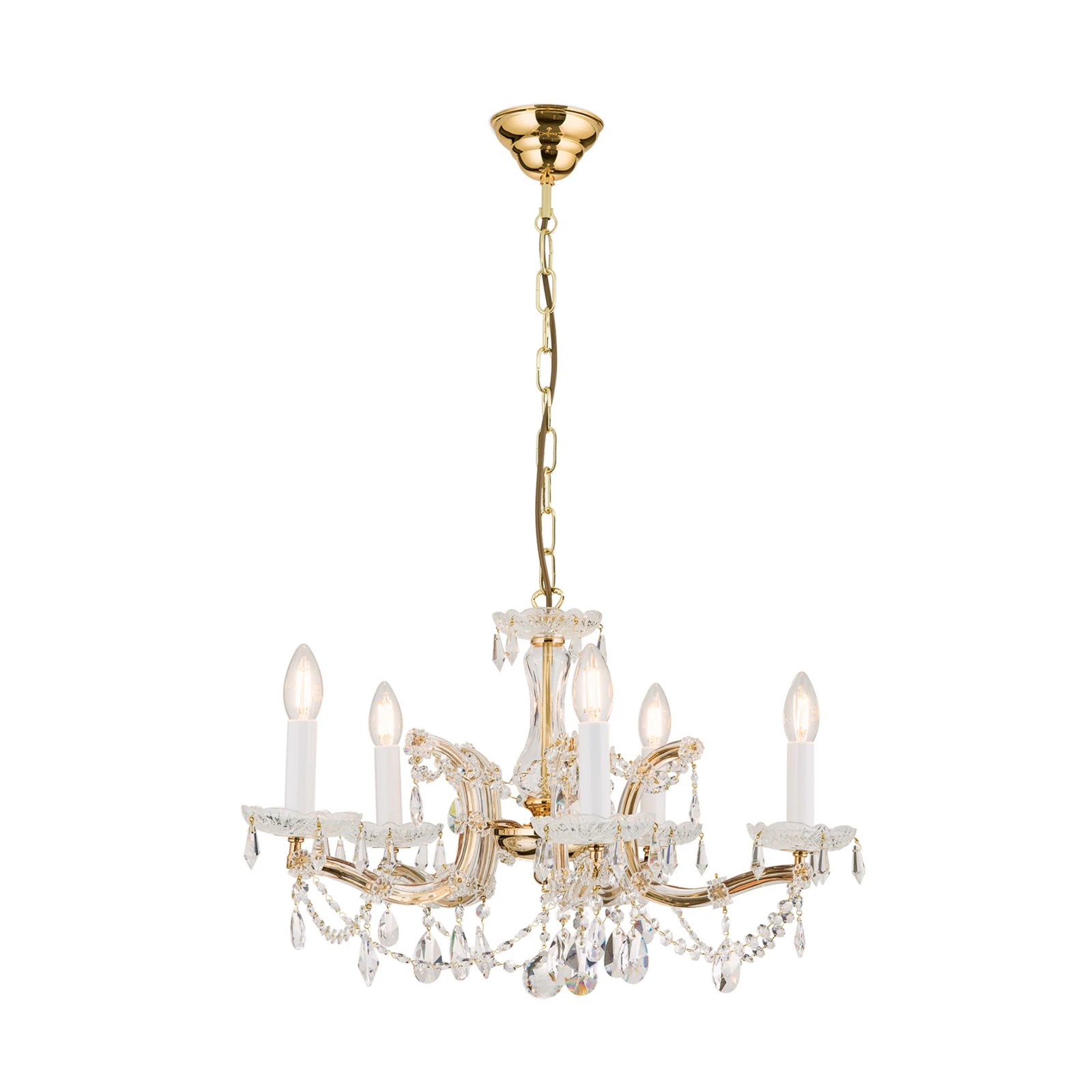 Lustr TJURA s 5 žárovkami, 60 cm
