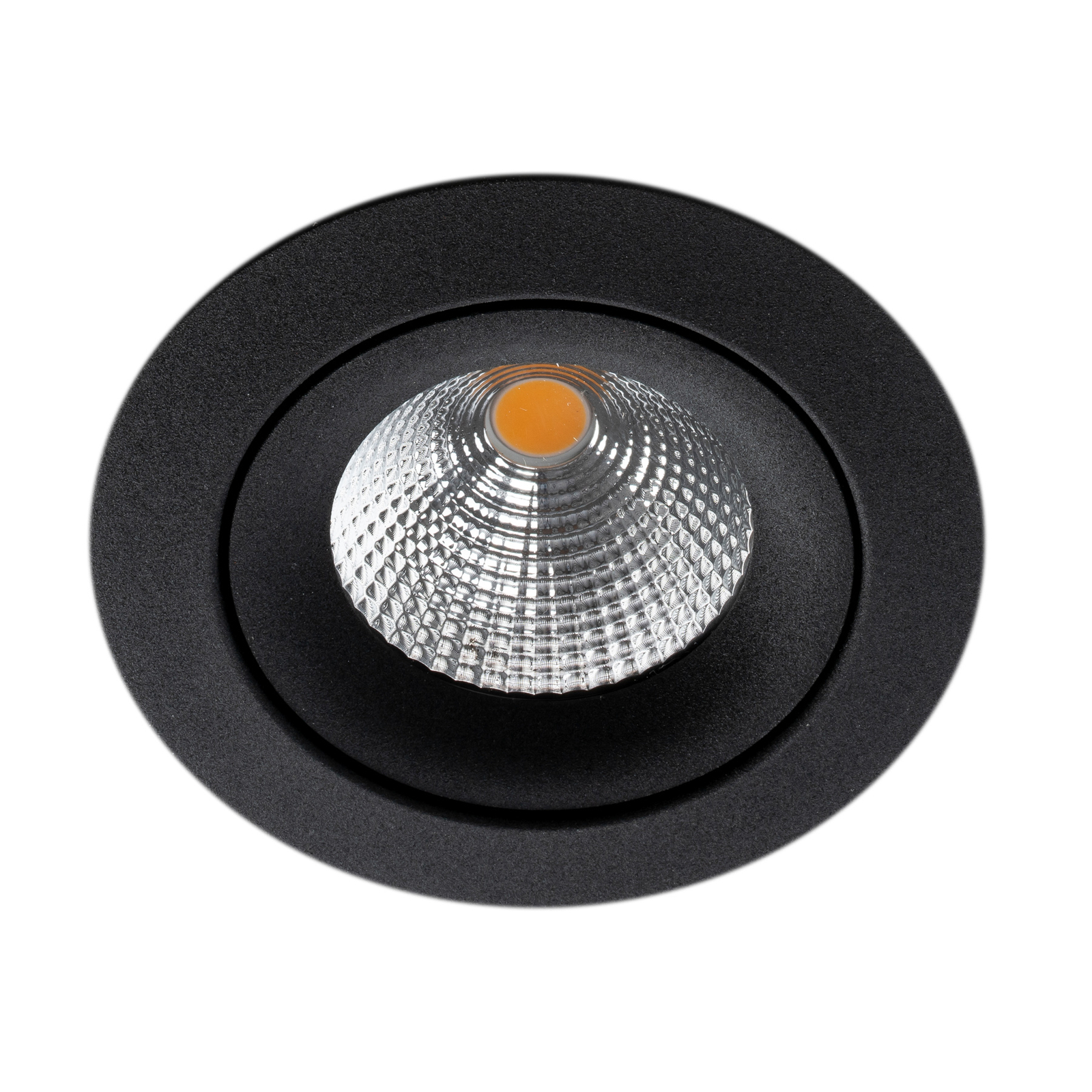 SLC One 360° SunLike LED-Einbauleuchte schwarz 927