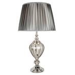 Настолна лампа Greyson с текстилен абажур в сиво