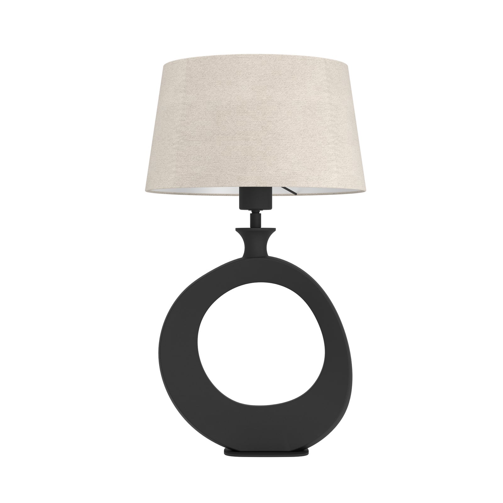 Lampe de table Diezma, beige/noir, hauteur 53 cm - Stars of Light