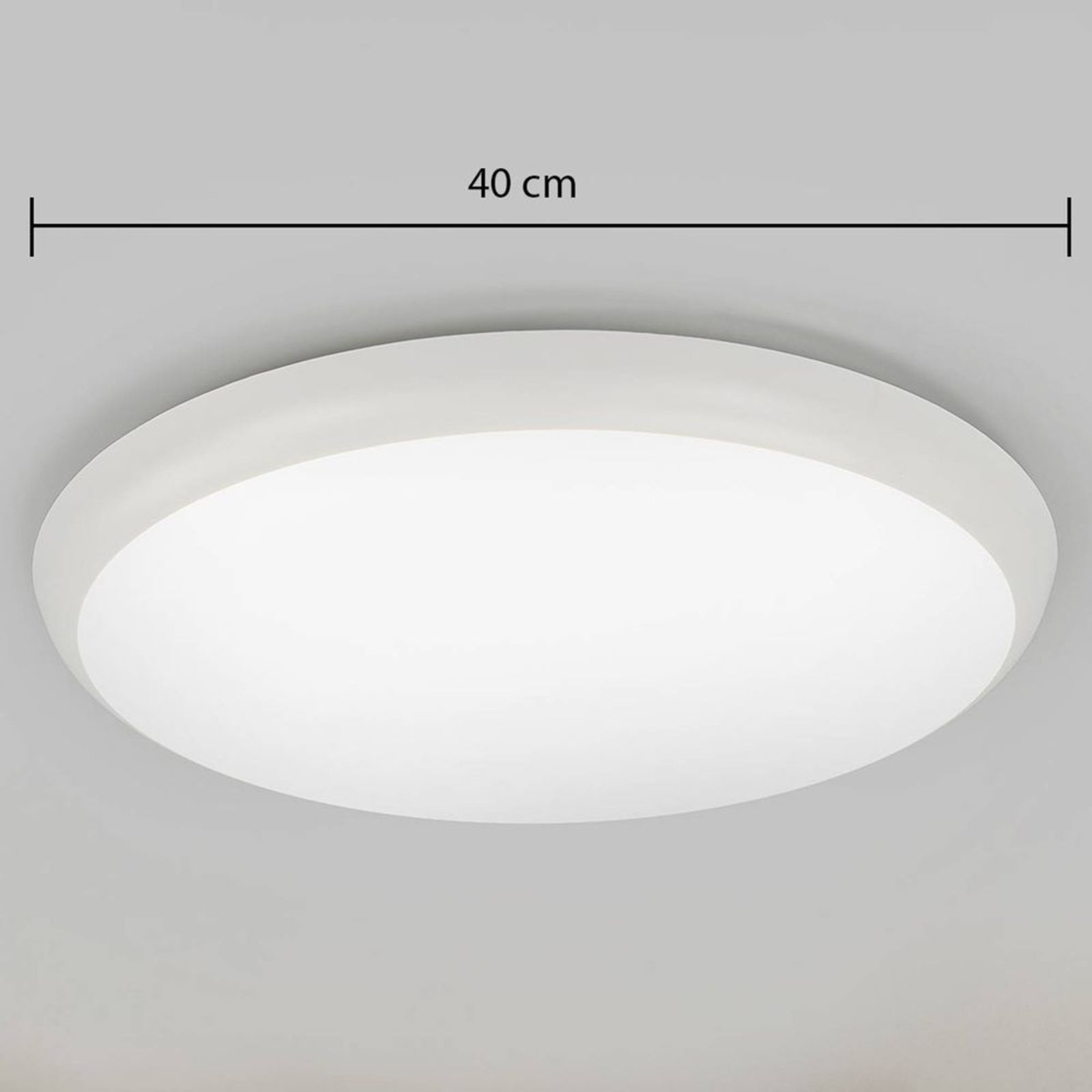 Augustin Round Kattovalaisin Ø40 White - Arcchio