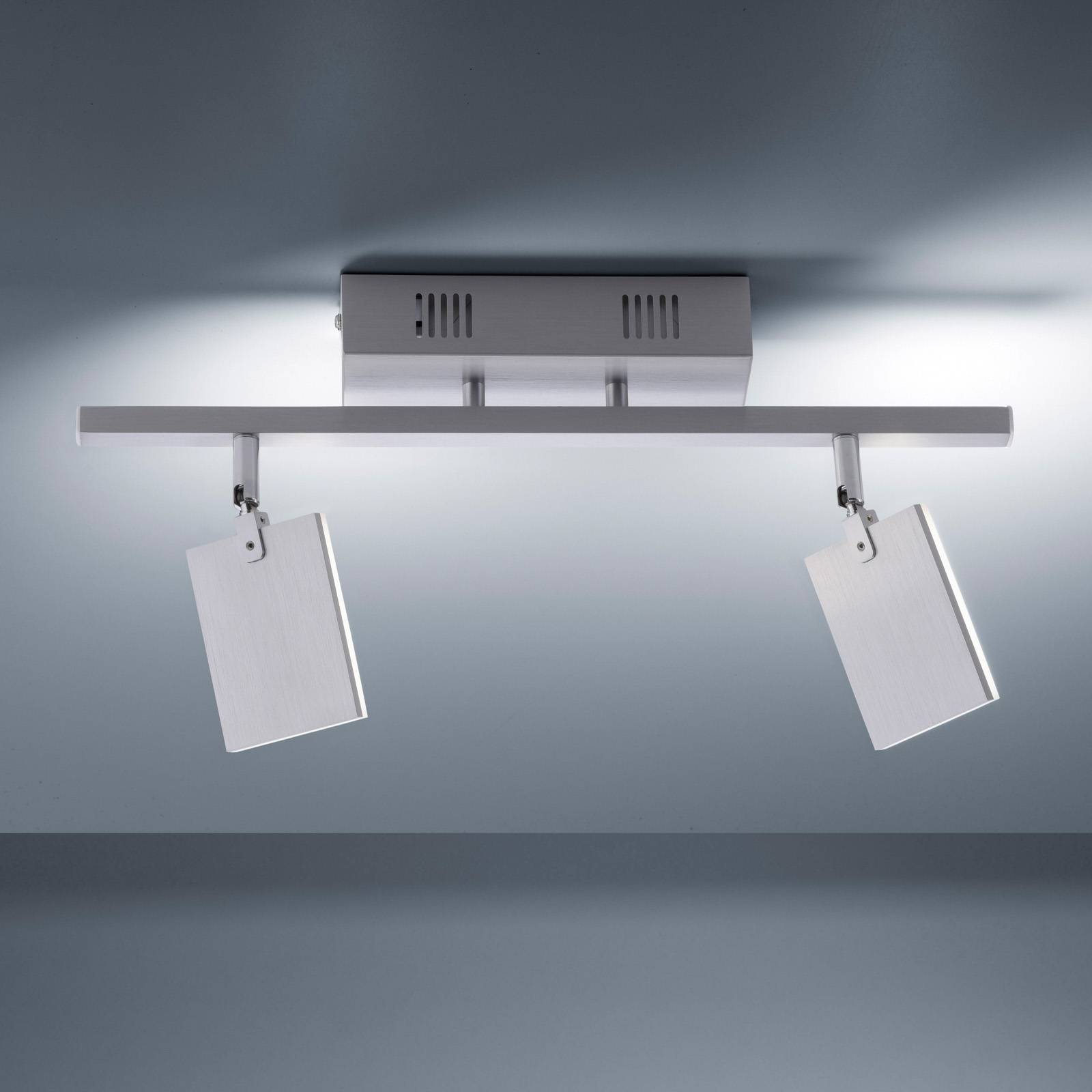 PURE Mira lampa sufitowa 2-pkt pilot CCT aluminium