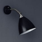 GUBI Bestlite BL7 wall light chrome/black