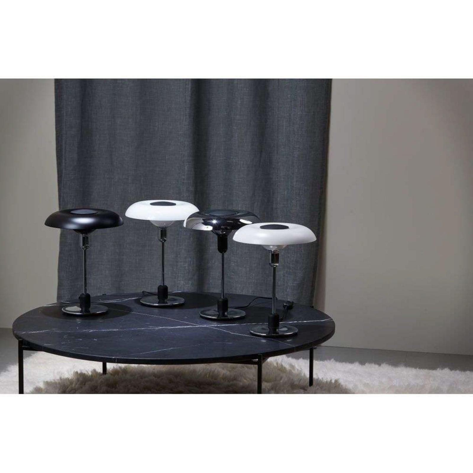 RA 250 D Galda Lampa Hroms - Piet Hein