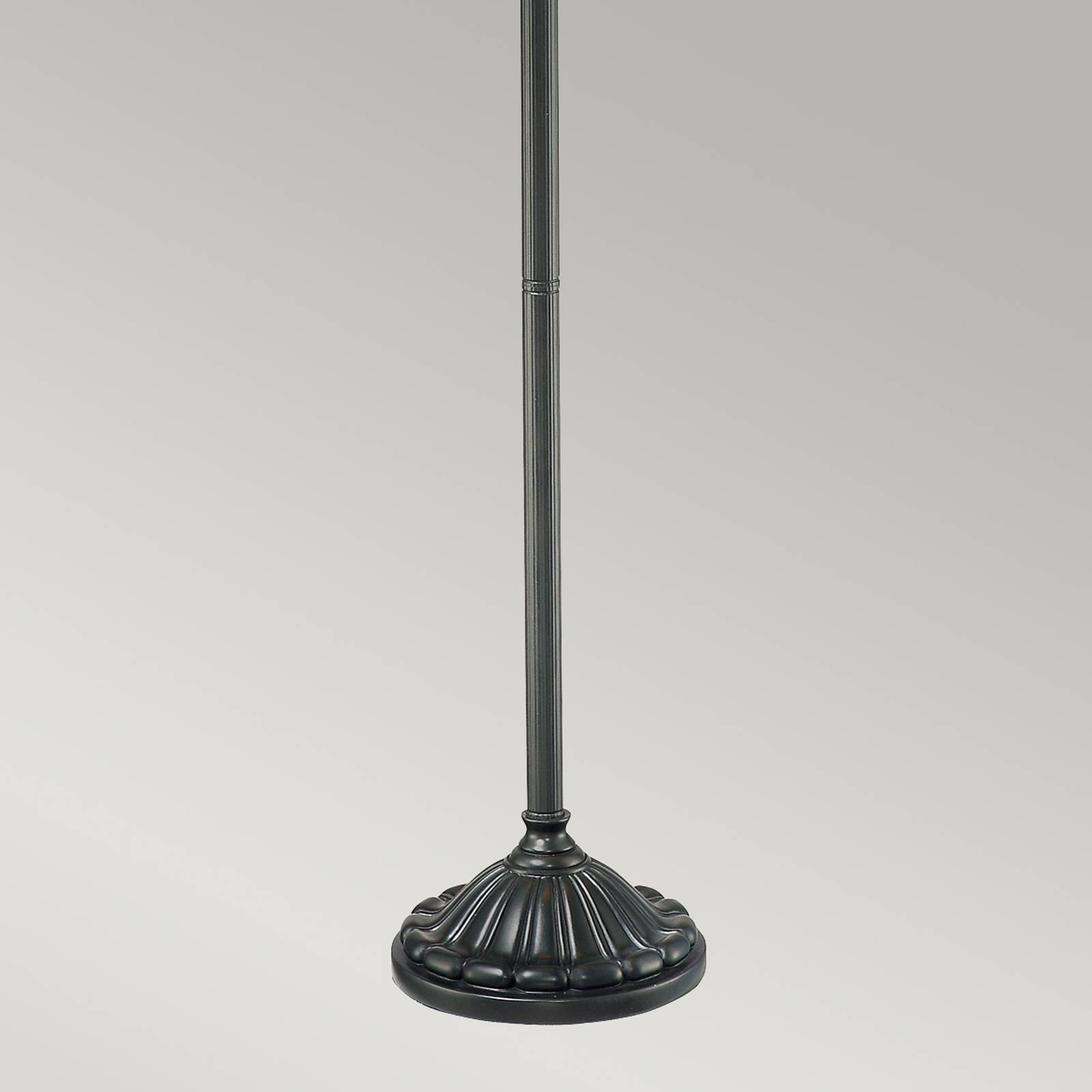 QUOIZEL Larissa floor lamp with a Tiffany-style lampshade