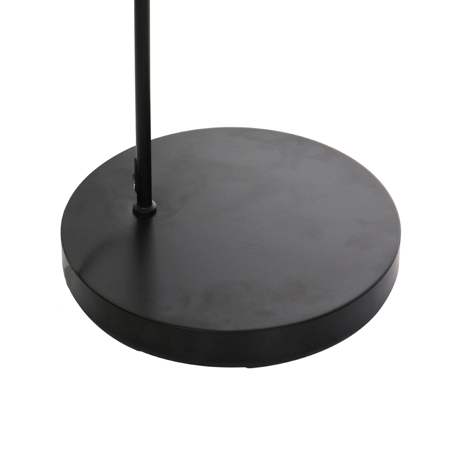 Solva íves álló világítás, fekete/szürke vászon, magasság 185 cm