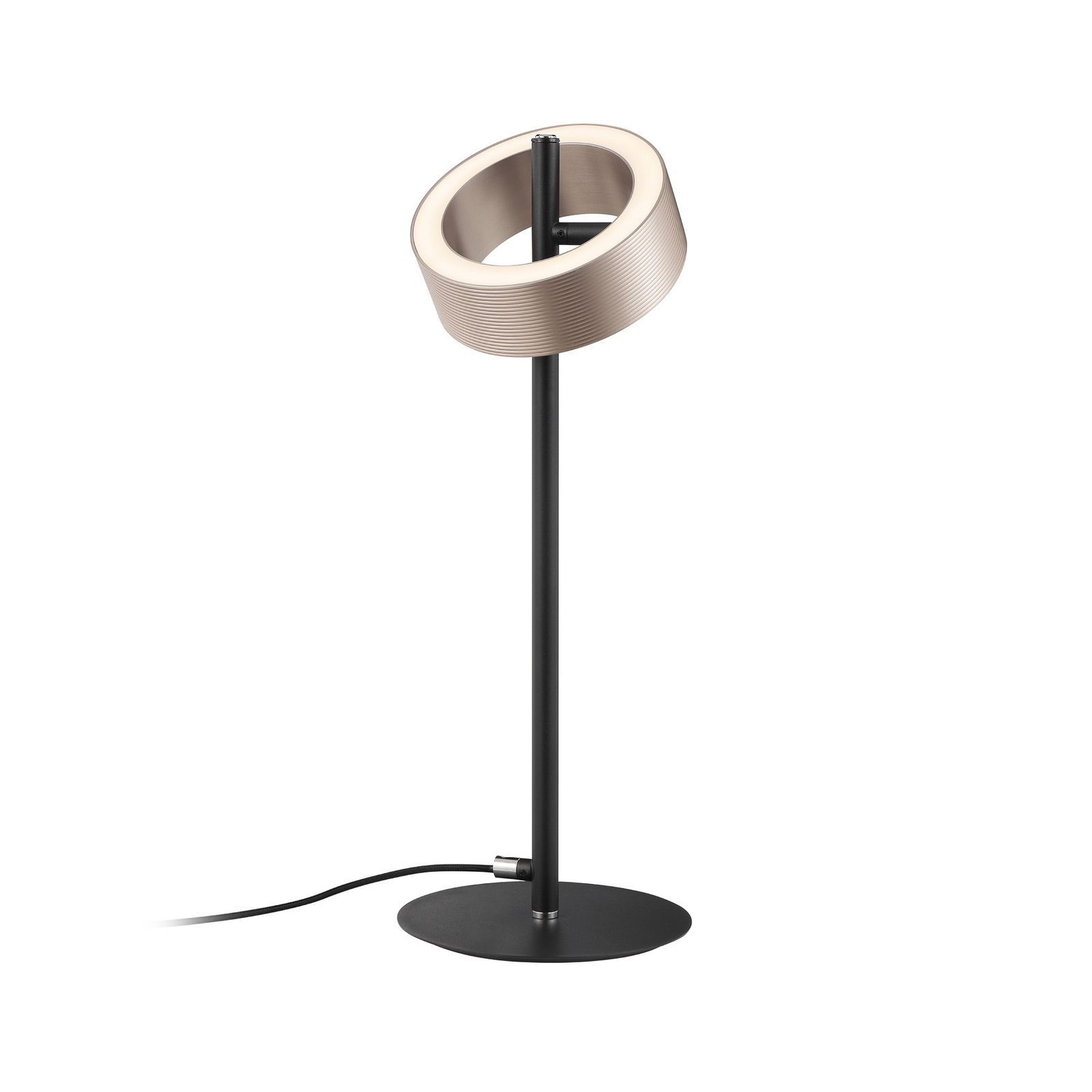 LED-Tischleuchte Axion, schwarz/braun, Höhe 45 cm, CCT LED-Tischleuchte Axion, schwarz/braun, Höhe 45 cm, CCT