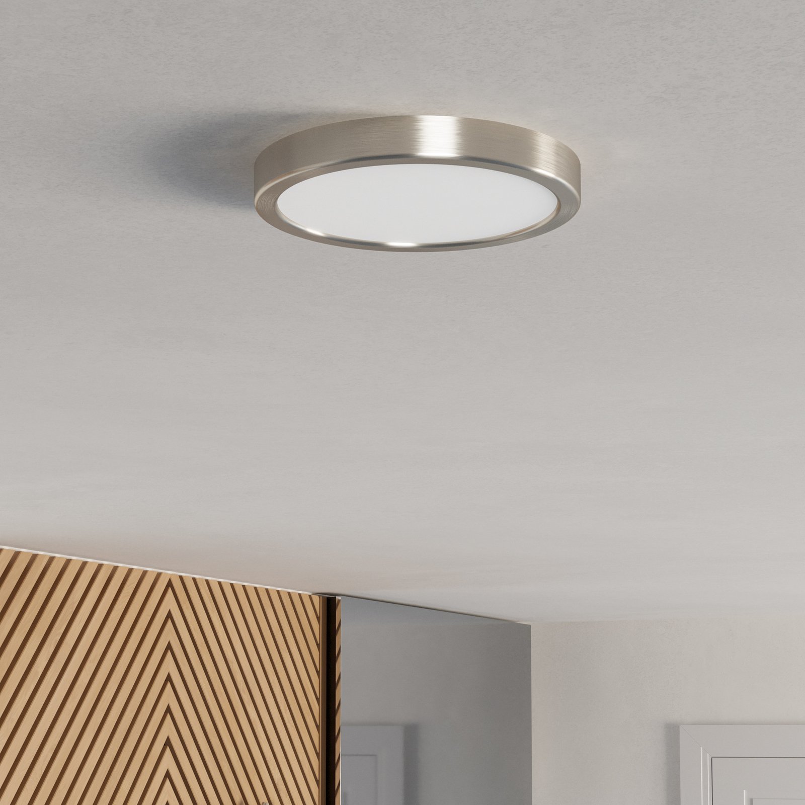 EGLO connect Smart-LED-Aufbauleuchte Fueva 6-Z, grau, Ø 21cm